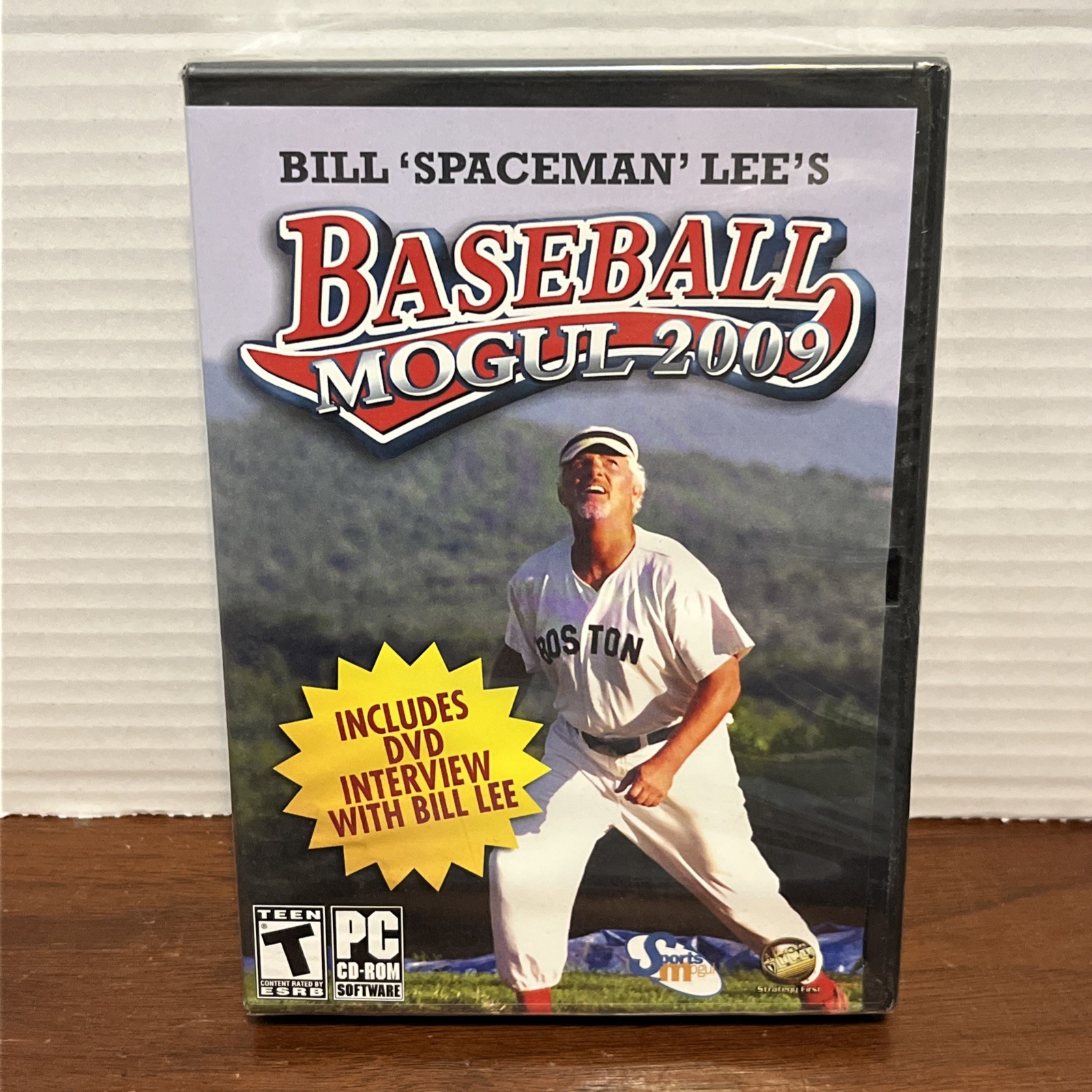 Bill ‘Spaceman’ Lee - Baseball Mogul 2009 (PC, 2008) New Sealed - Package Wear