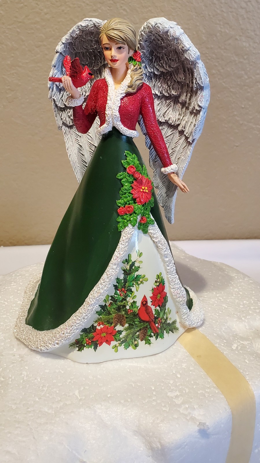 NEW Hamilton Collection  Brilliant Devotion Angels Of Comfort & Joy Cardinal Set