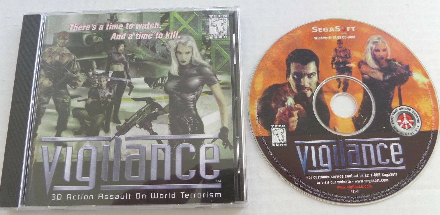 Vigilance RARE PC CD ROM 1998 for Windows 95/98