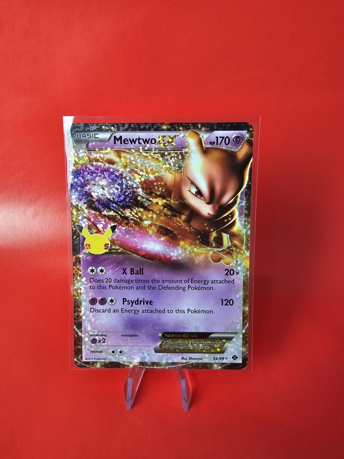 Pokémon Mewtwo EX 54/99 Celebrations - 25th Anniversary NM