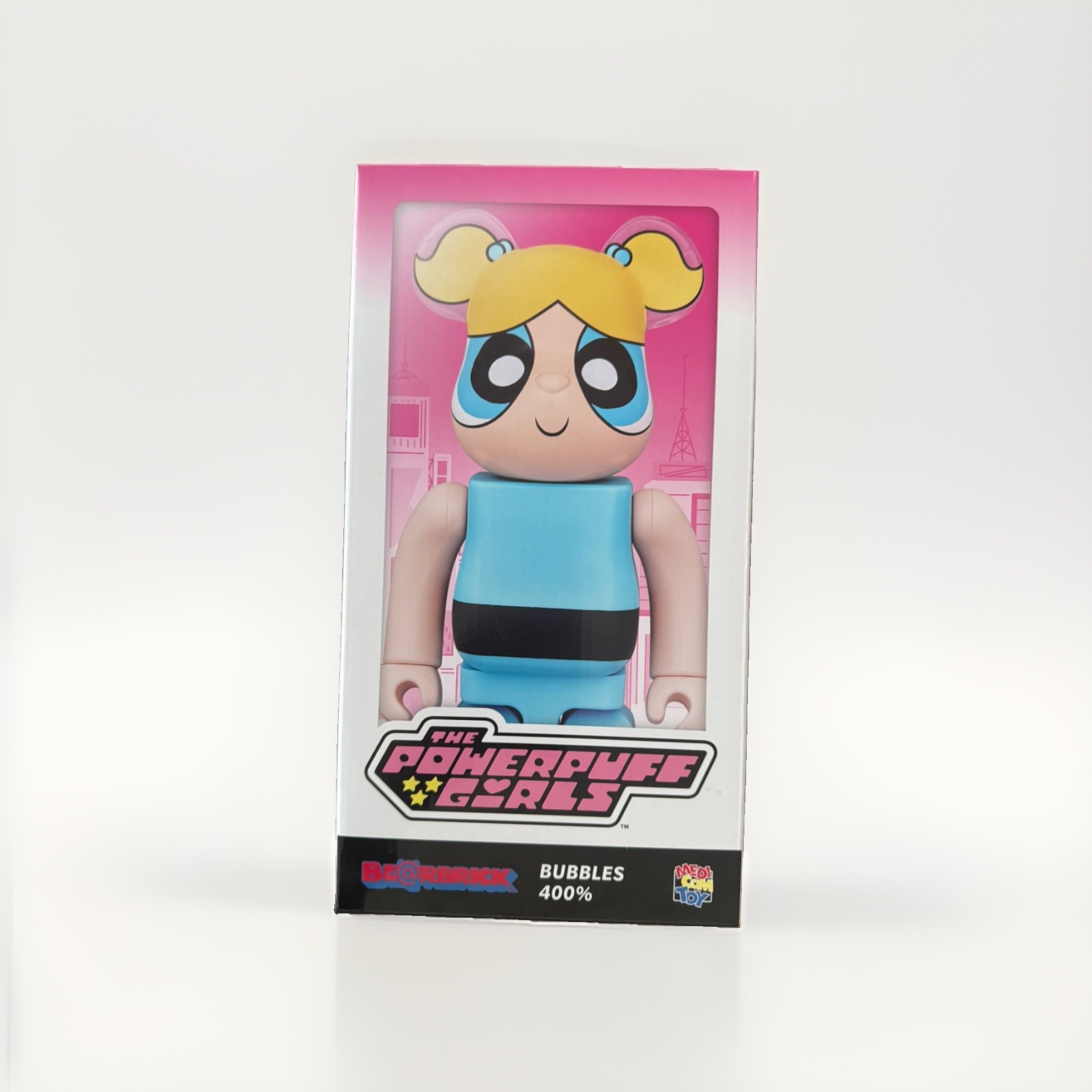 MEDICOM BE@RBRICK Powerpuff Girls 400% Bubbles - NEW in SEALED BOX