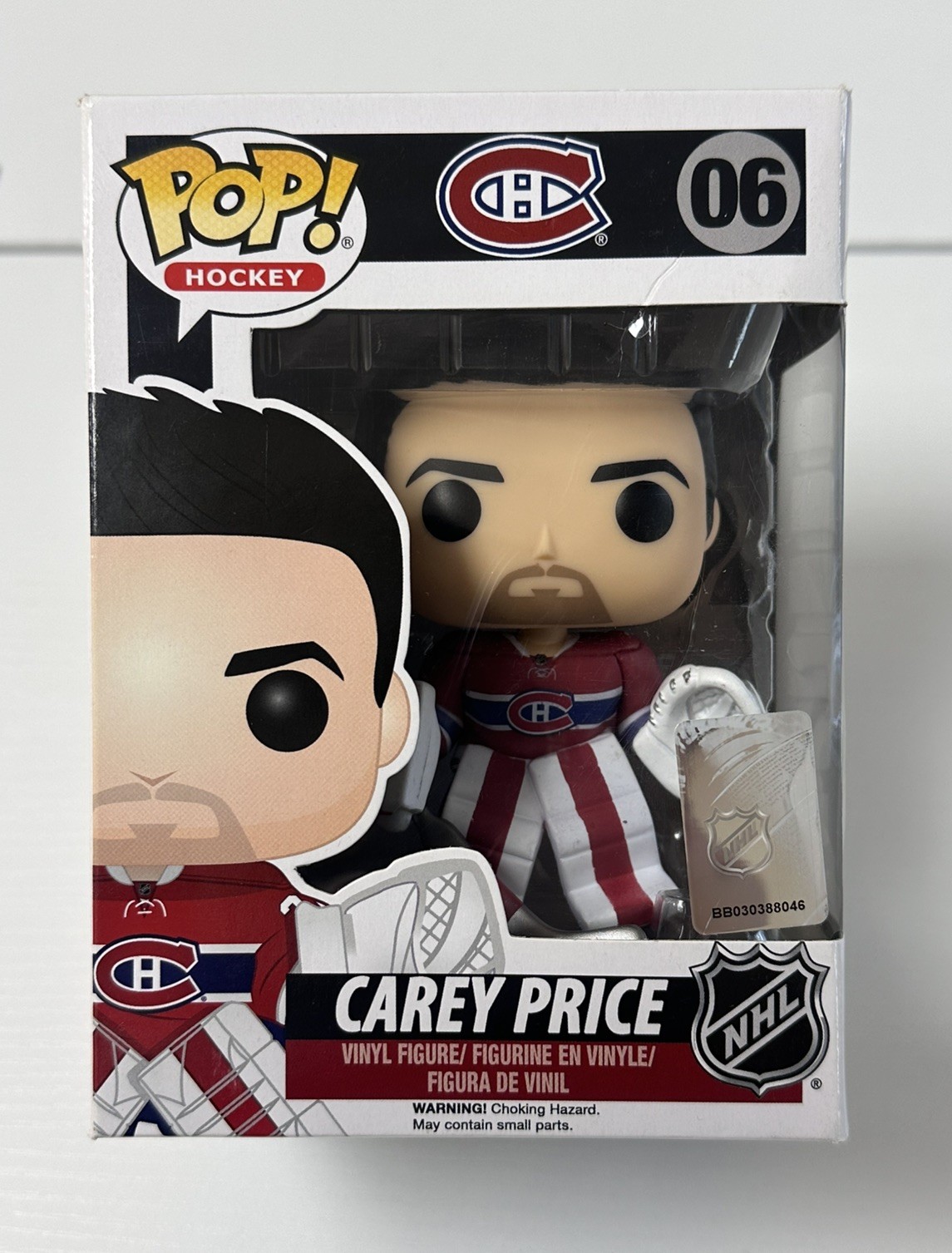 Funko Pop Hockey: Carey Price #06 NHL Montreal Canadiens - Vinyl Figure