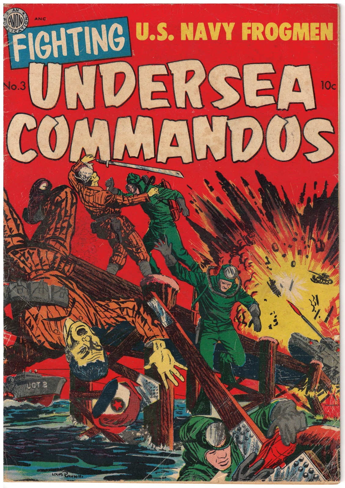 Fighting Undersea Commandos #3 1952 GD/GD/VG
