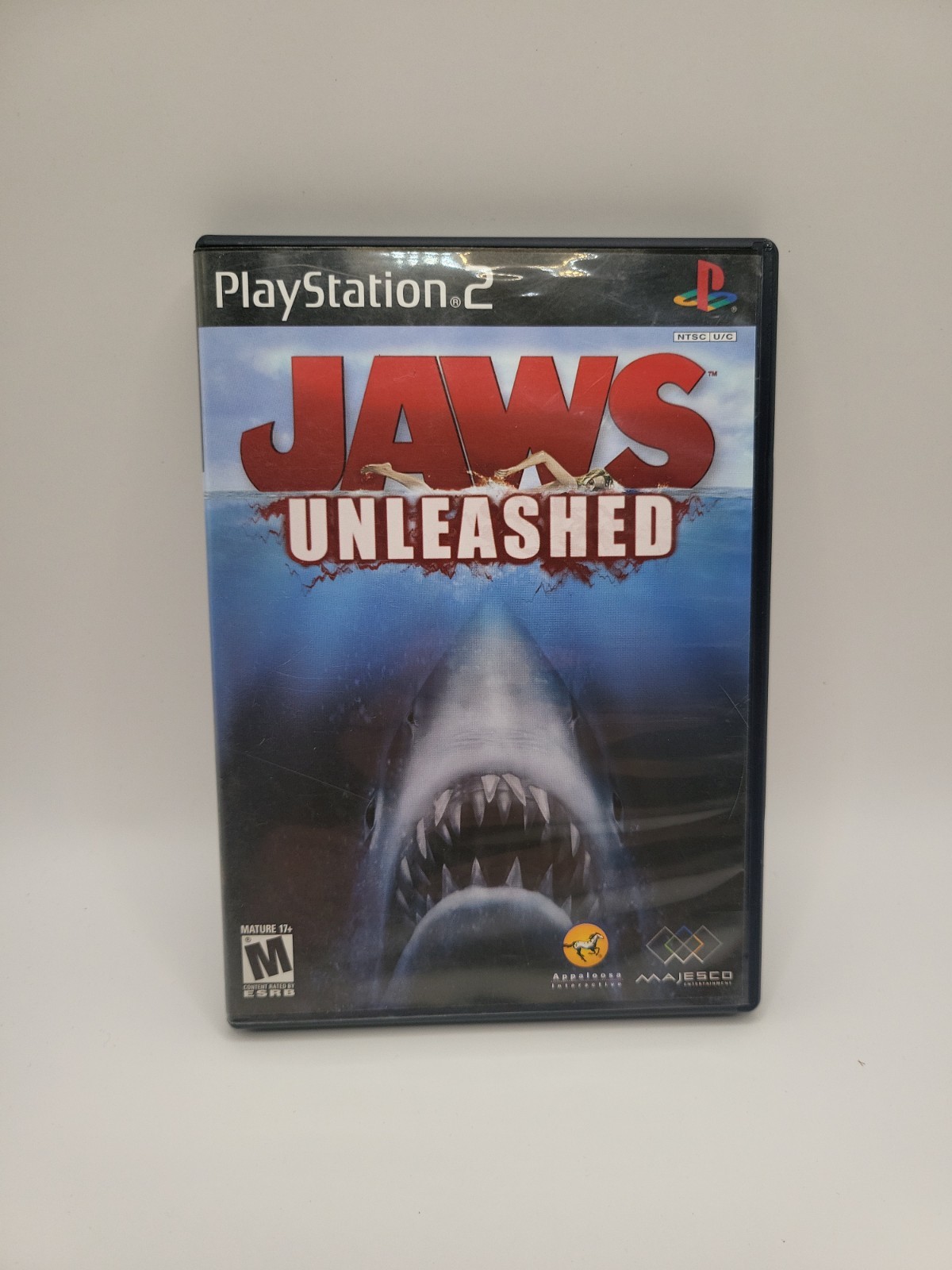 Jaws Unleashed (PlayStation 2 PS2) CiB w Manual. Tested. Disc Mint