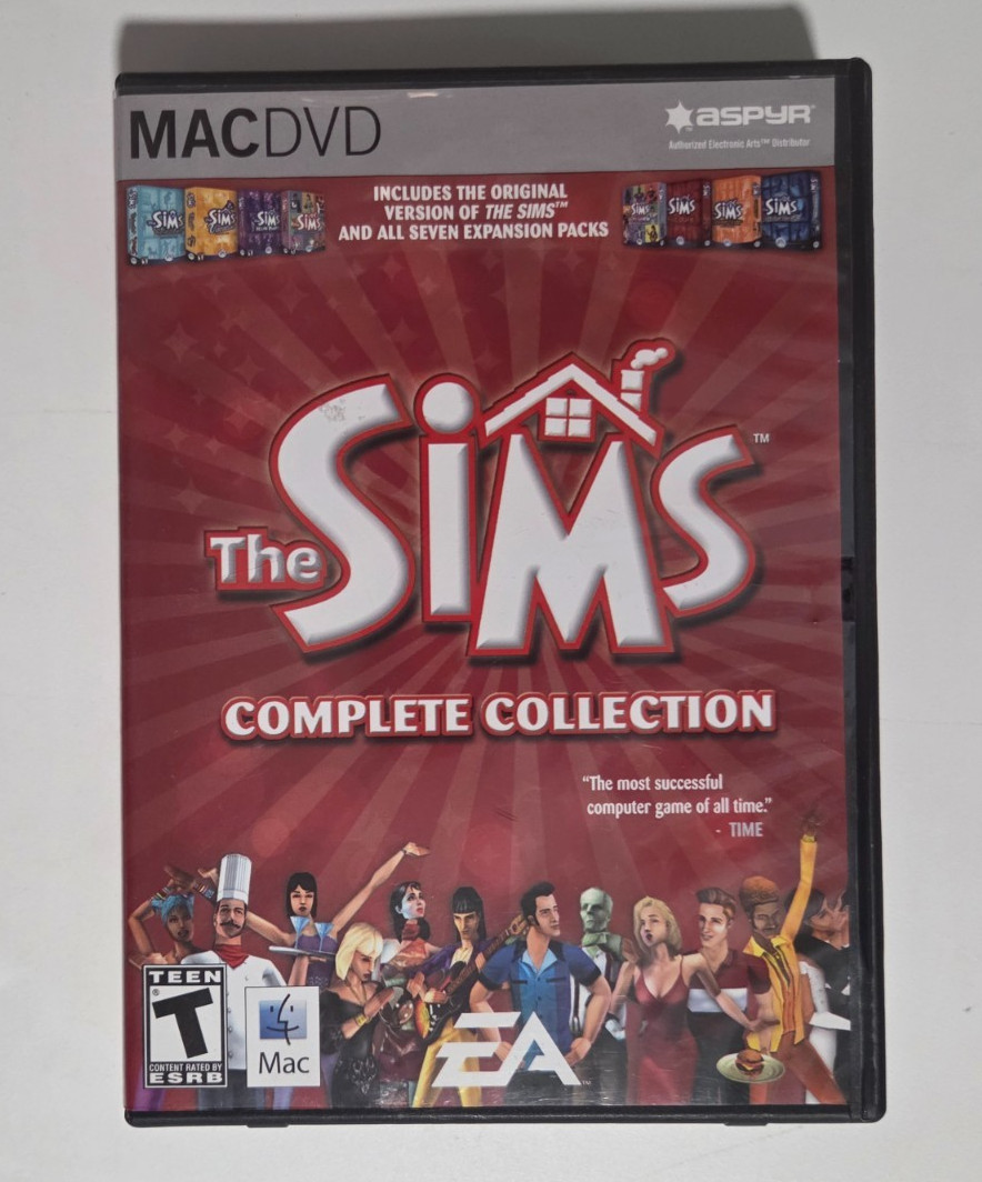 The Sims Complete Collection | Mac DVD | 2006 | CIB Includes Manual