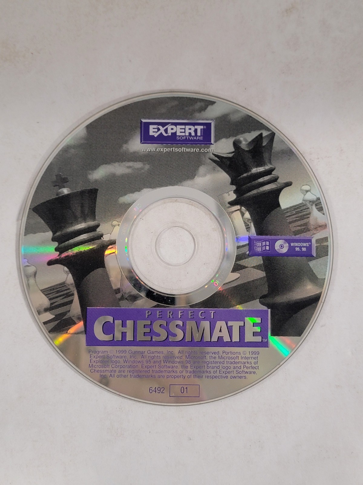 Perfect Chessmate: Expert Software PC Game, 1999, DISC ONLY