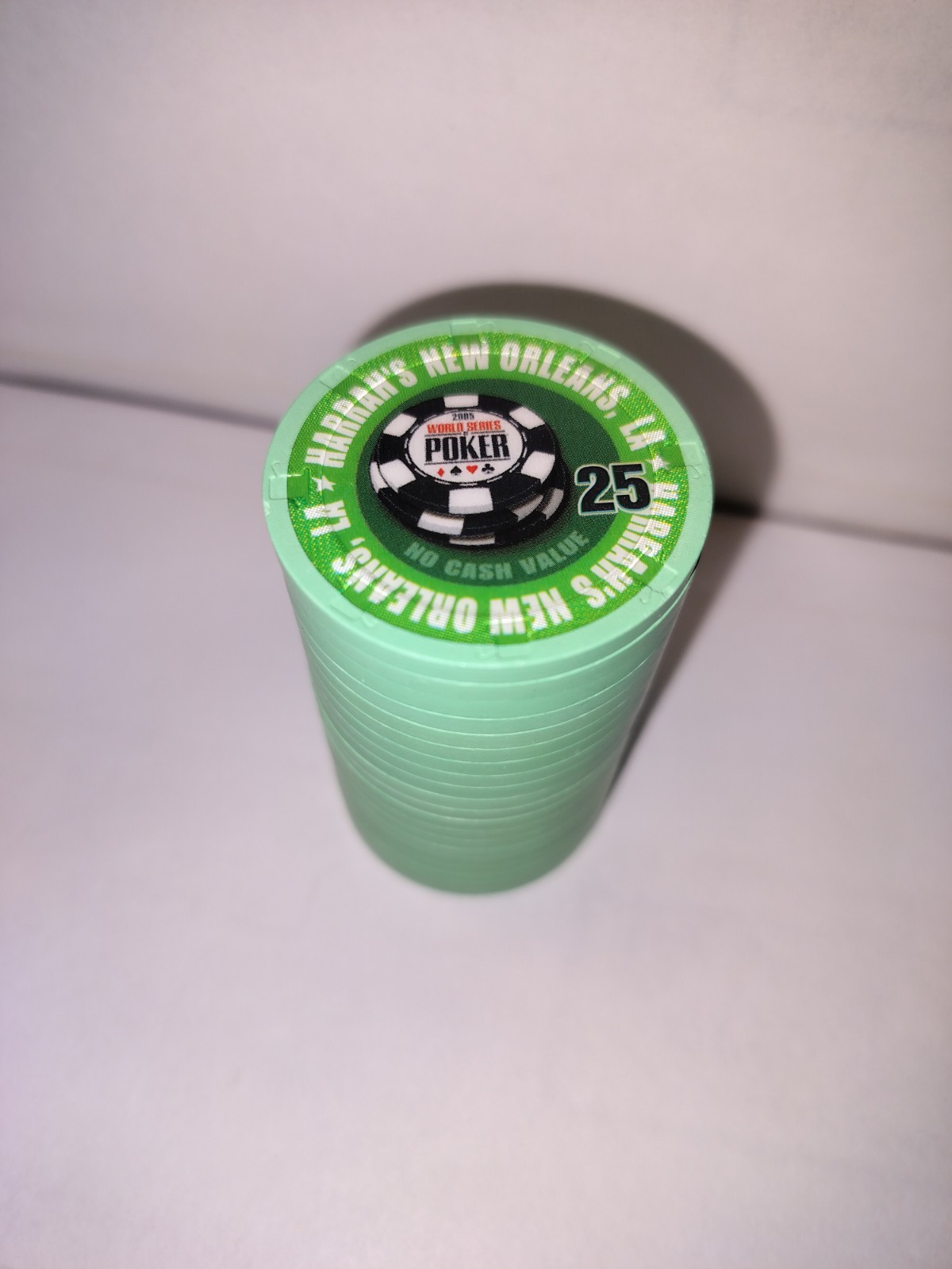 20 Harrah\'s New Orleans NOLA WSOP World Series of Poker Tournament Chips T25