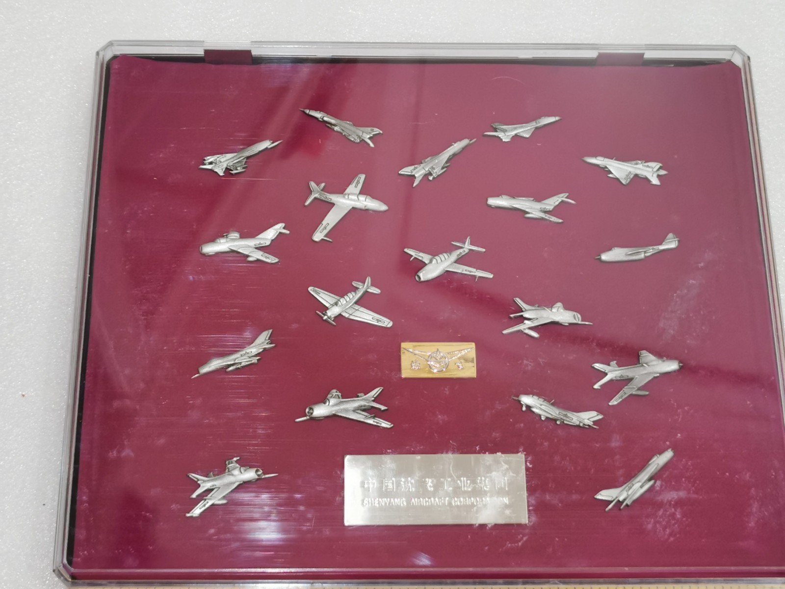 Zhuhai Airshow Badge Plane Jets Souvenirs Pin Shenyang Aircraft Corporation 1998