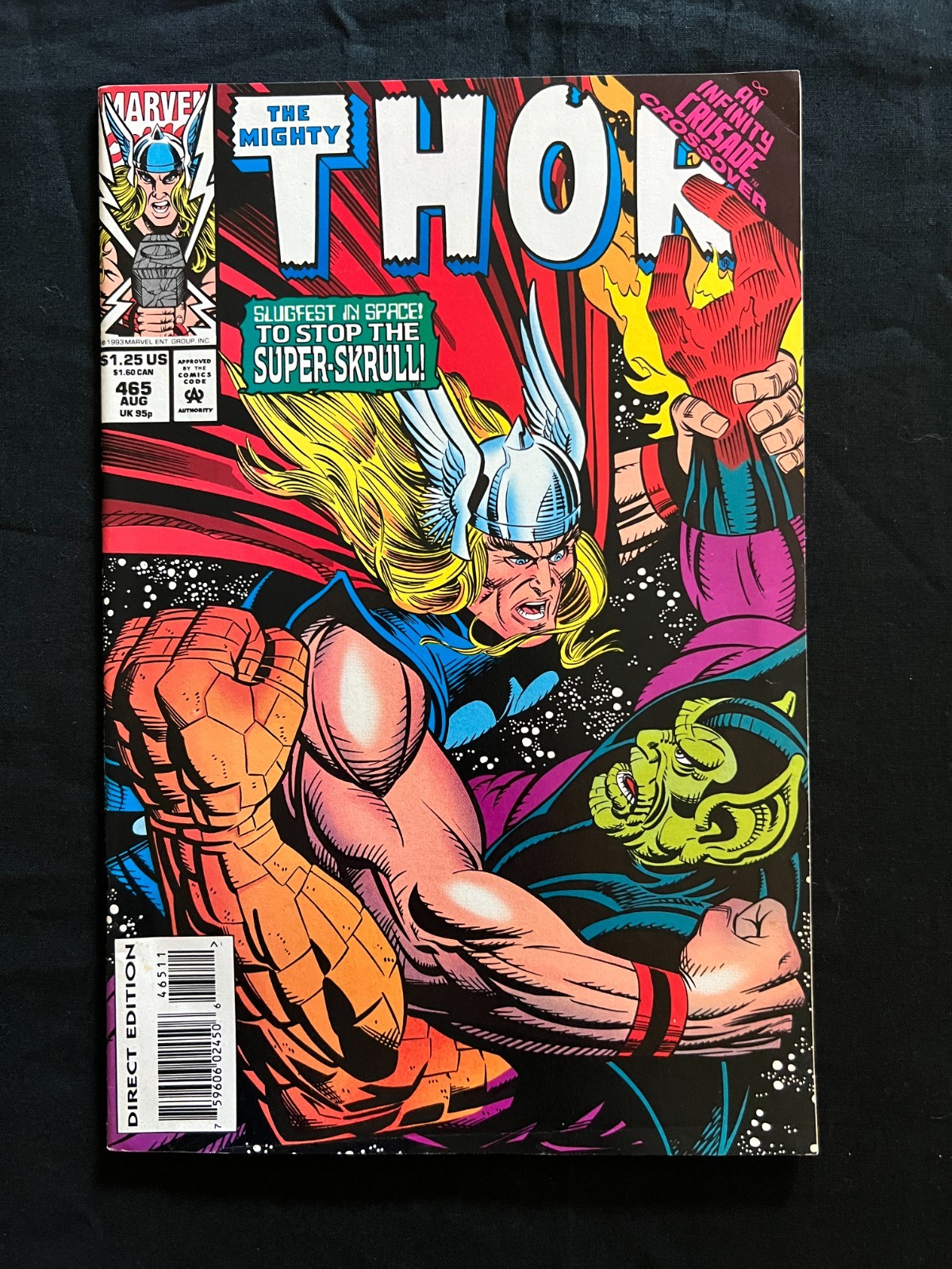 Thor #465 (1993) – Infinity Crusade, Thor vs. Super-Skrull