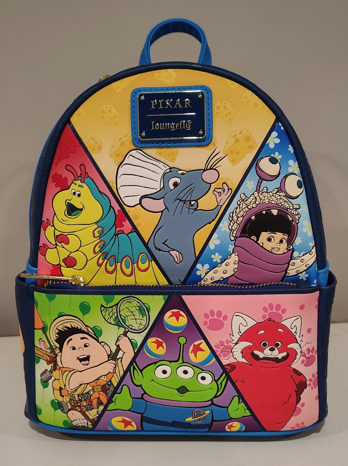 Loungefly Disney Pixar Character Montage Mini Backpack NWT 