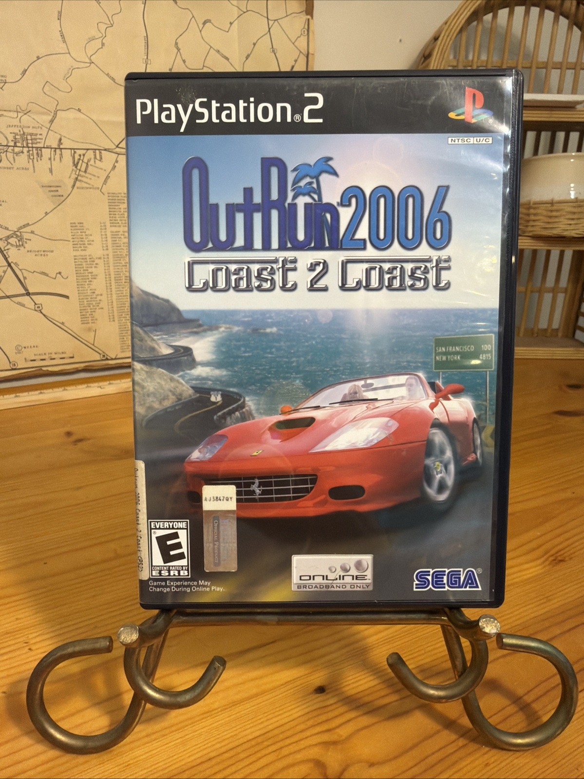 OutRun 2006: Coast 2 Coast (Sony PlayStation 2, PS2 2006) No Disc