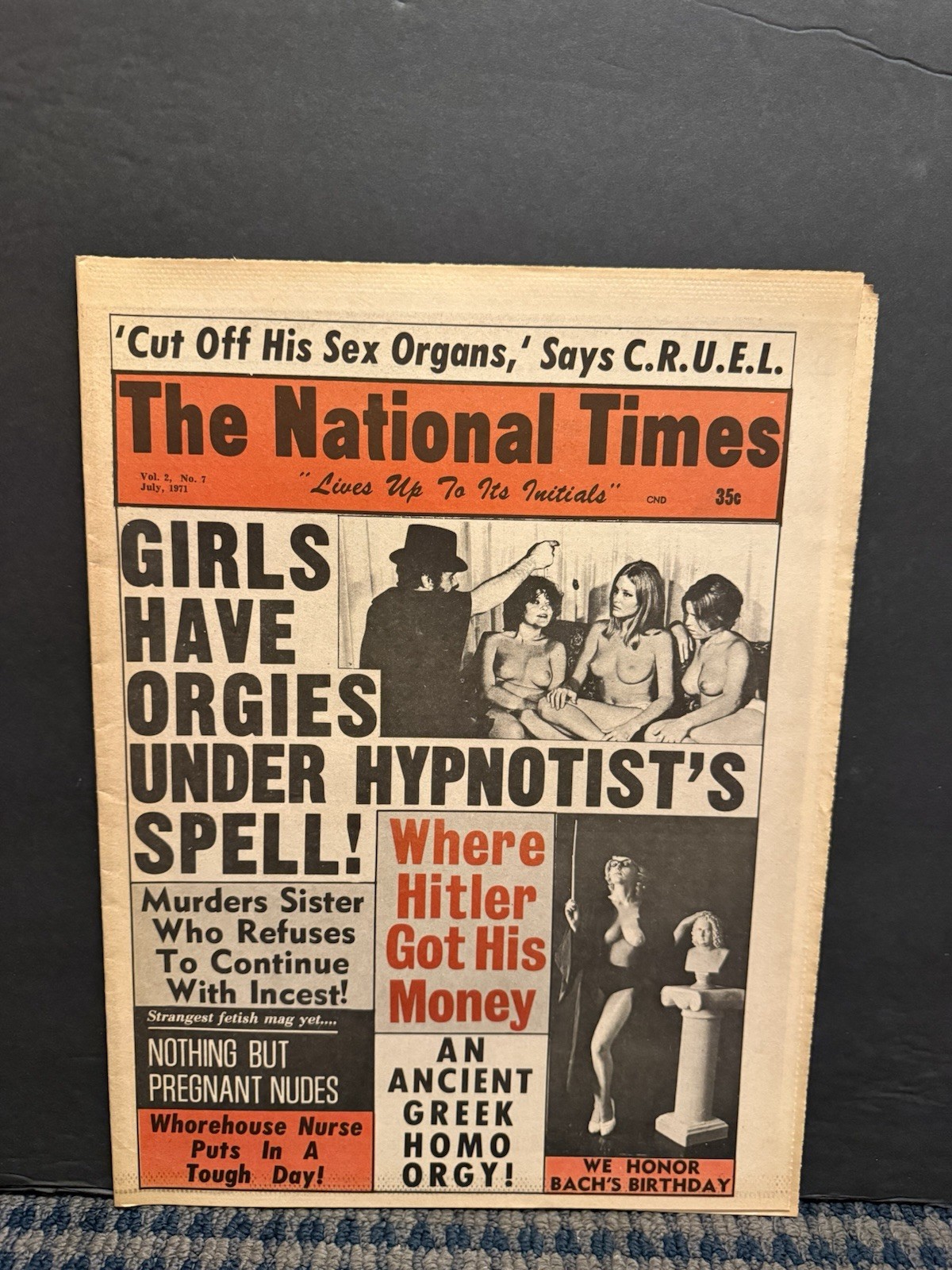 1971 July The National Times Newspaper, Where Hitler Got His Money (10T)