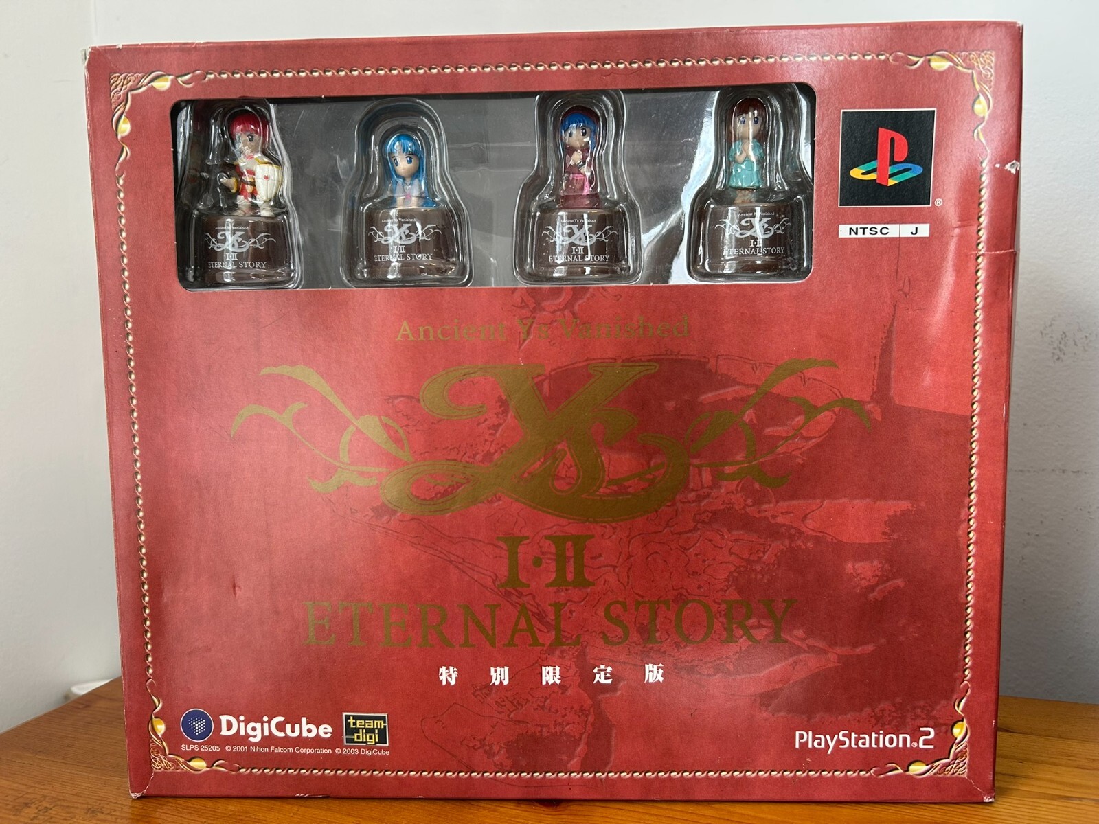 Ys I & II: Eternal Story Limited Edition PS2 Digicube Bottle Cap Figures Diorama