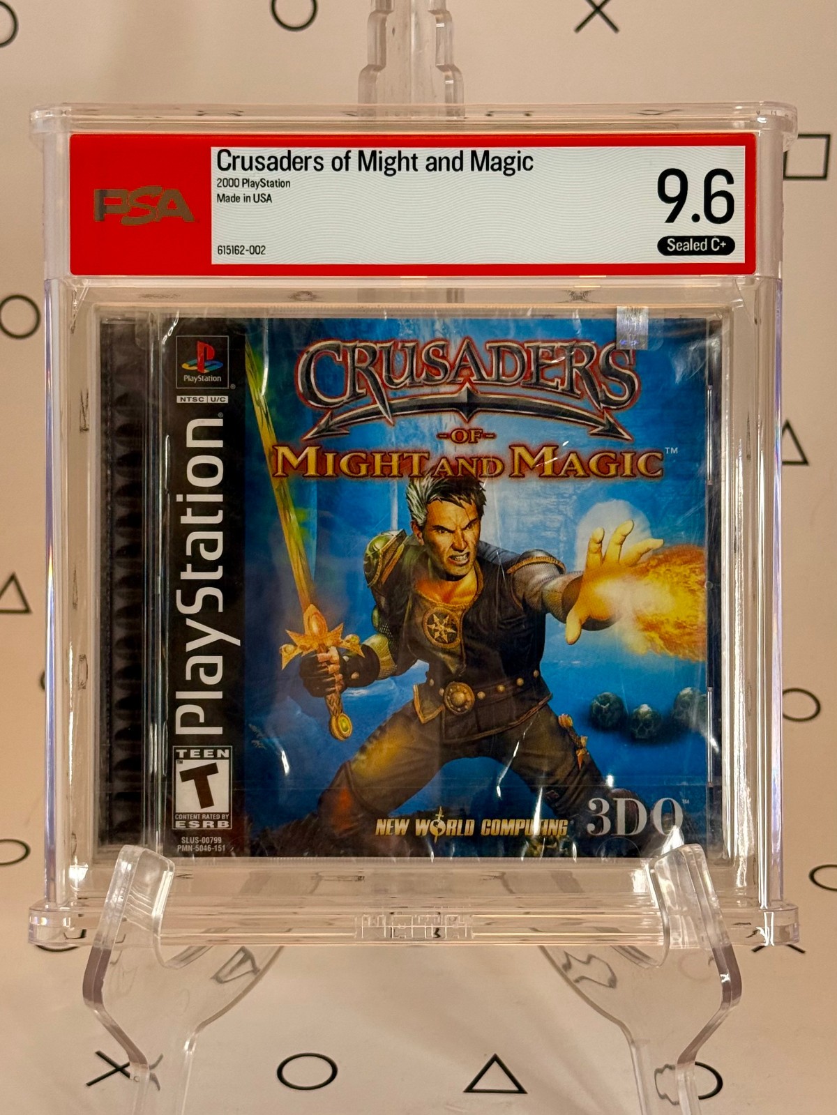 Crusaders of Might and Magic Sealed - PS1 - PSA 9.6, C+