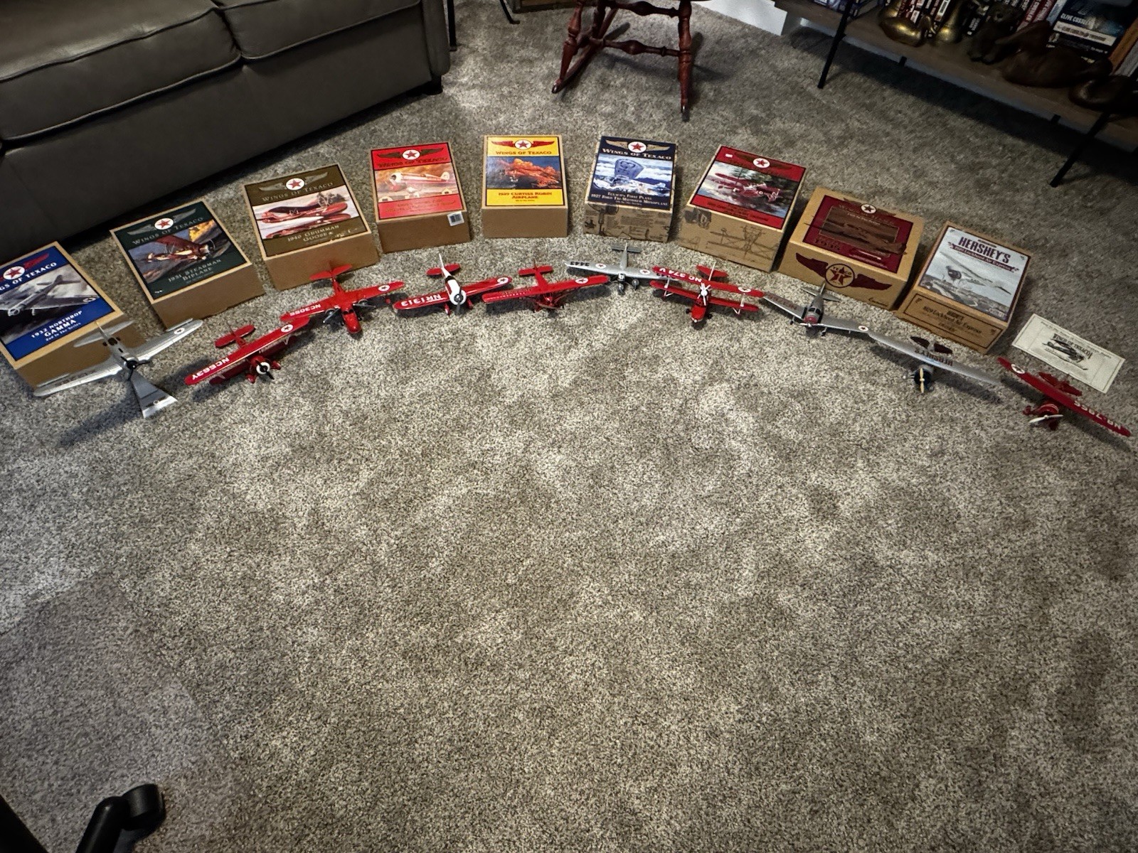 Wings of Texaco Plane Collection-10 Planes In All