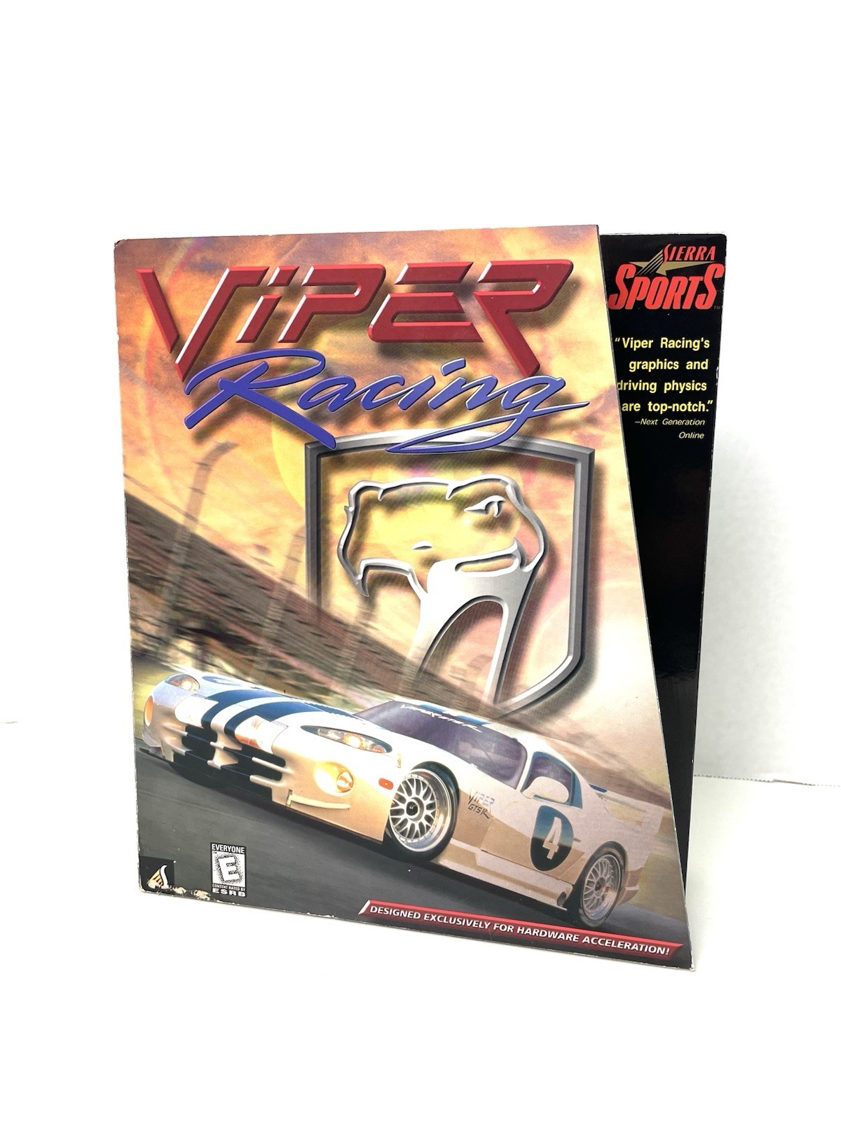 Viper Racing - NEW SEALED - IBM CD ROM Big Box PC 1998 Sierra *READ*