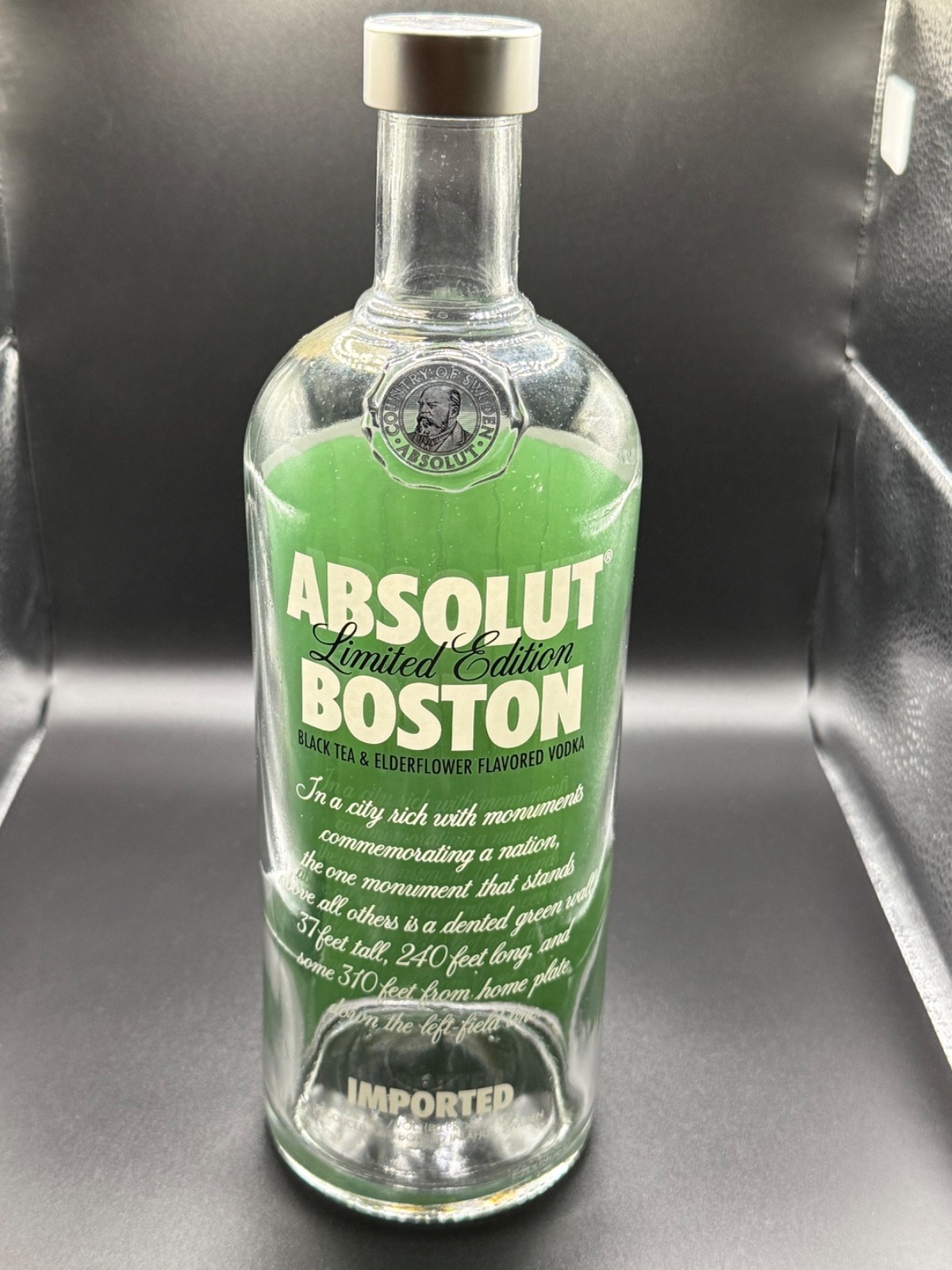 Absolut Vodka Boston Fenway Park Green Monster ***Limited Edition*** Bottle Only