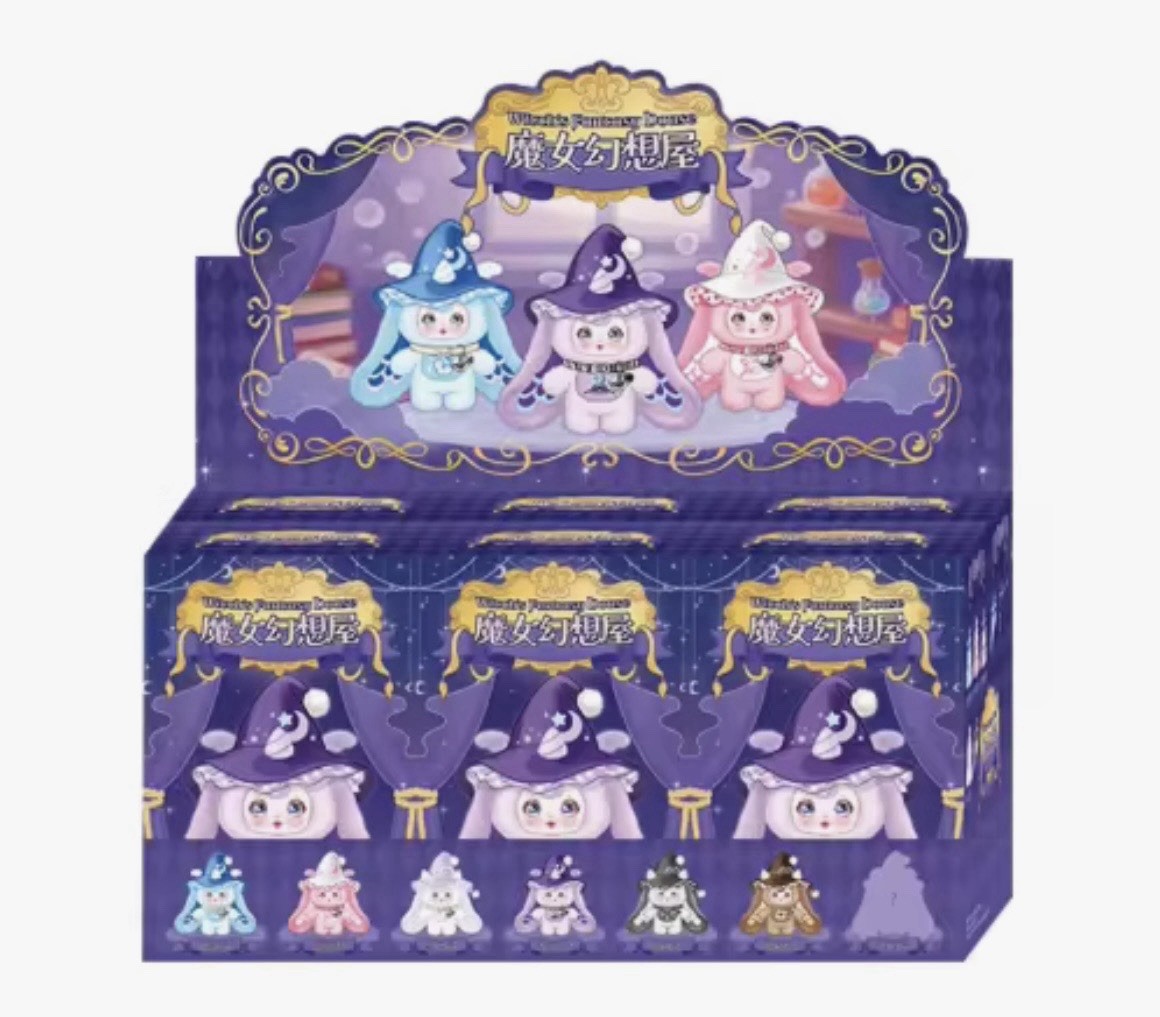 Yumi's Witch Fantasy House Series  Plush Blind Box Sealed Case Of 6