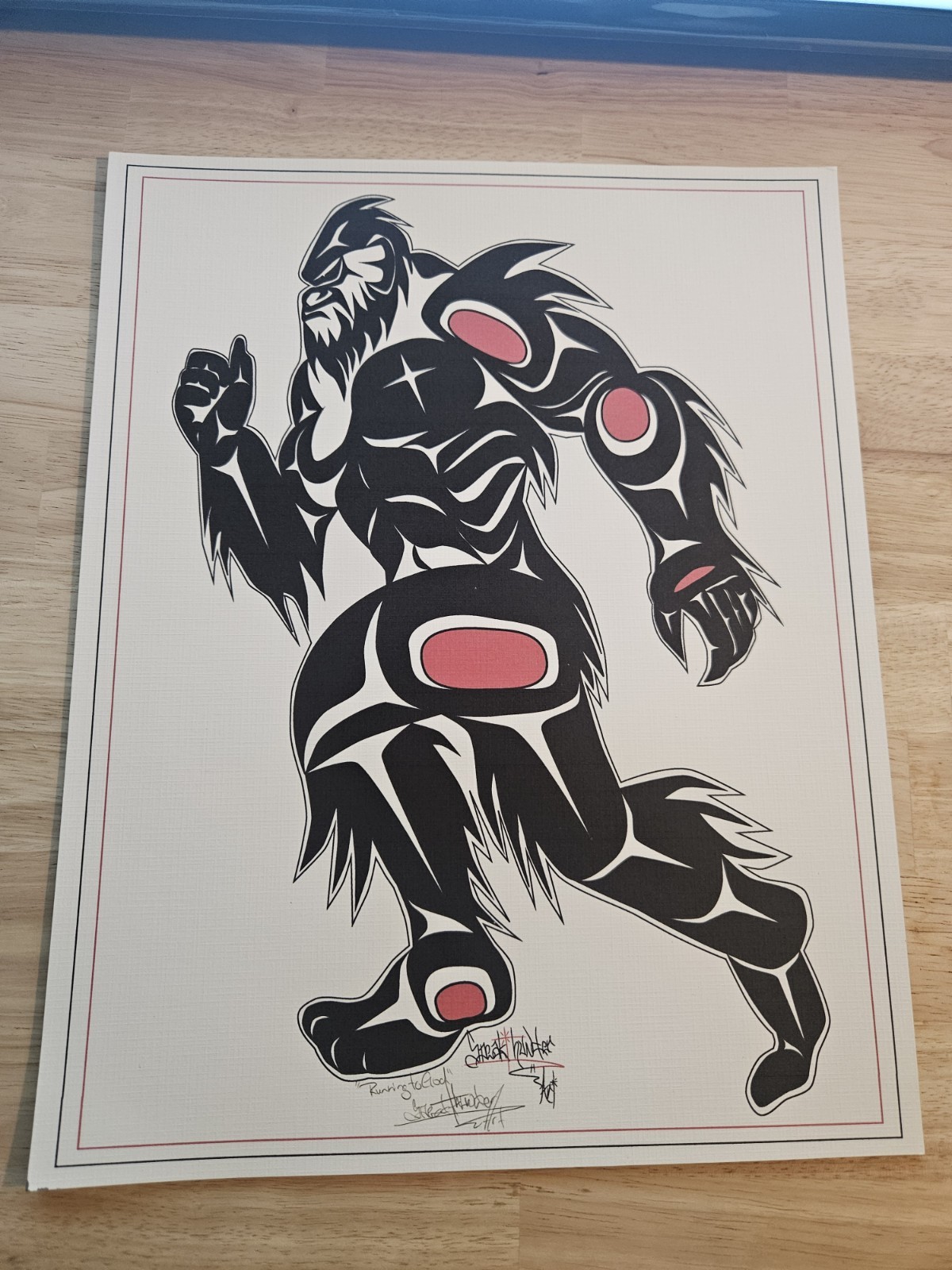 Native American Art Bigfoot