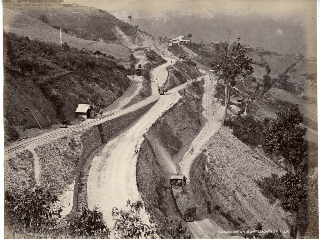 c.1870s/80s INDIA BOURNE & SHEPHERD - REVERSING STATION BELOW TEENDARIA