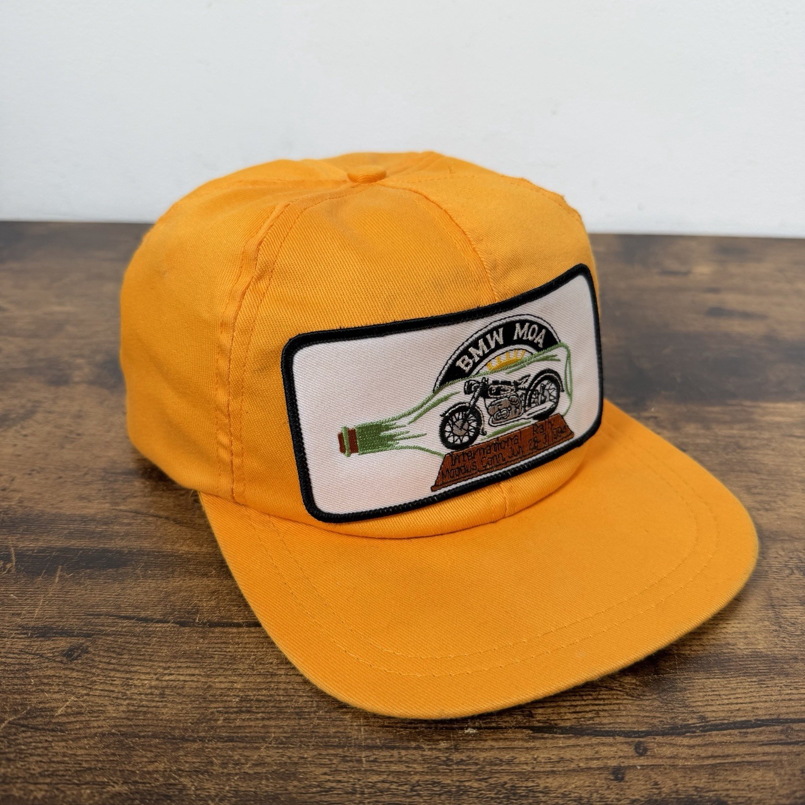 VTG BMW MOA Owners of America Baseball Hat | 1994 Bike Rally Moodus Connecticut