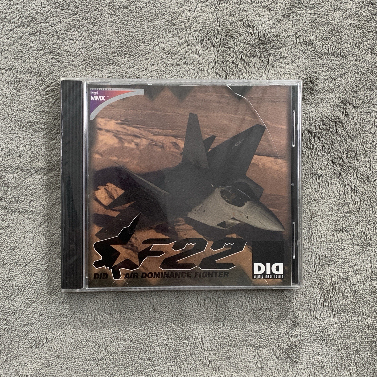 F22 DID Air Dominance Fighter Vintage PC Computer Game Flight Simulator CD-ROM