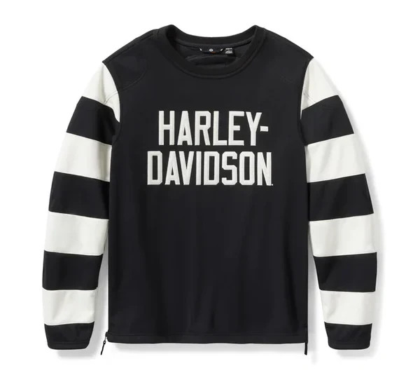 New Men’s Harley-Davidson Racing Deflector Riding Fleece Pullover-Size 5XL