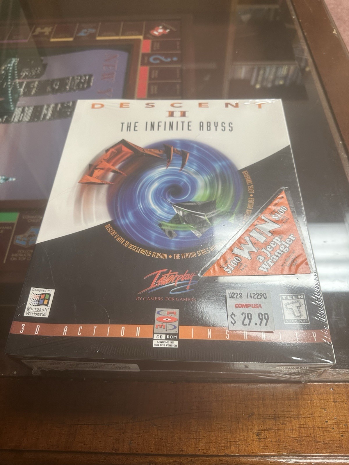 Descent II 2 The Infinite Abyss PC Big Box Factory Sealed