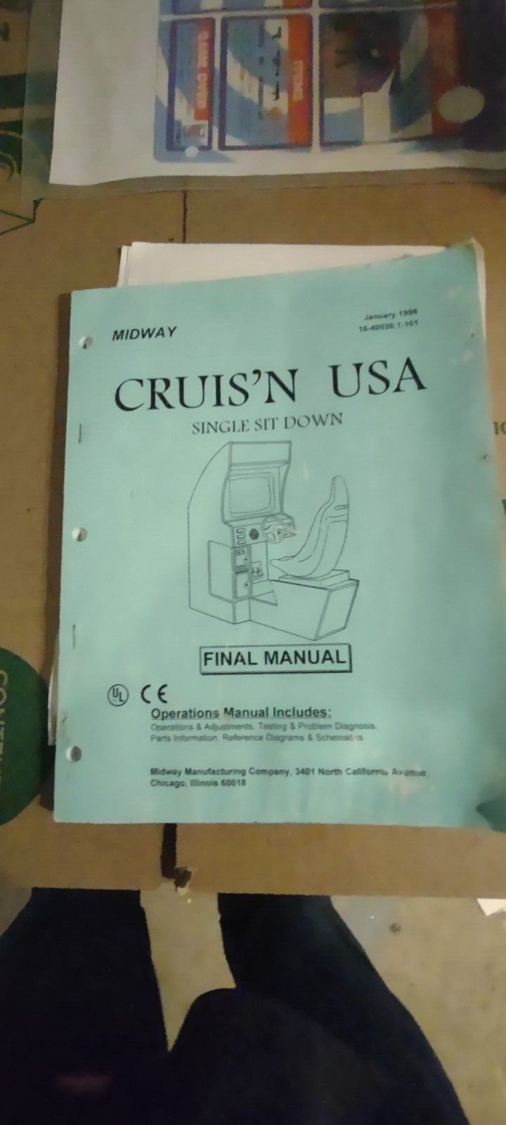 cruisin usa arcade manual #1021