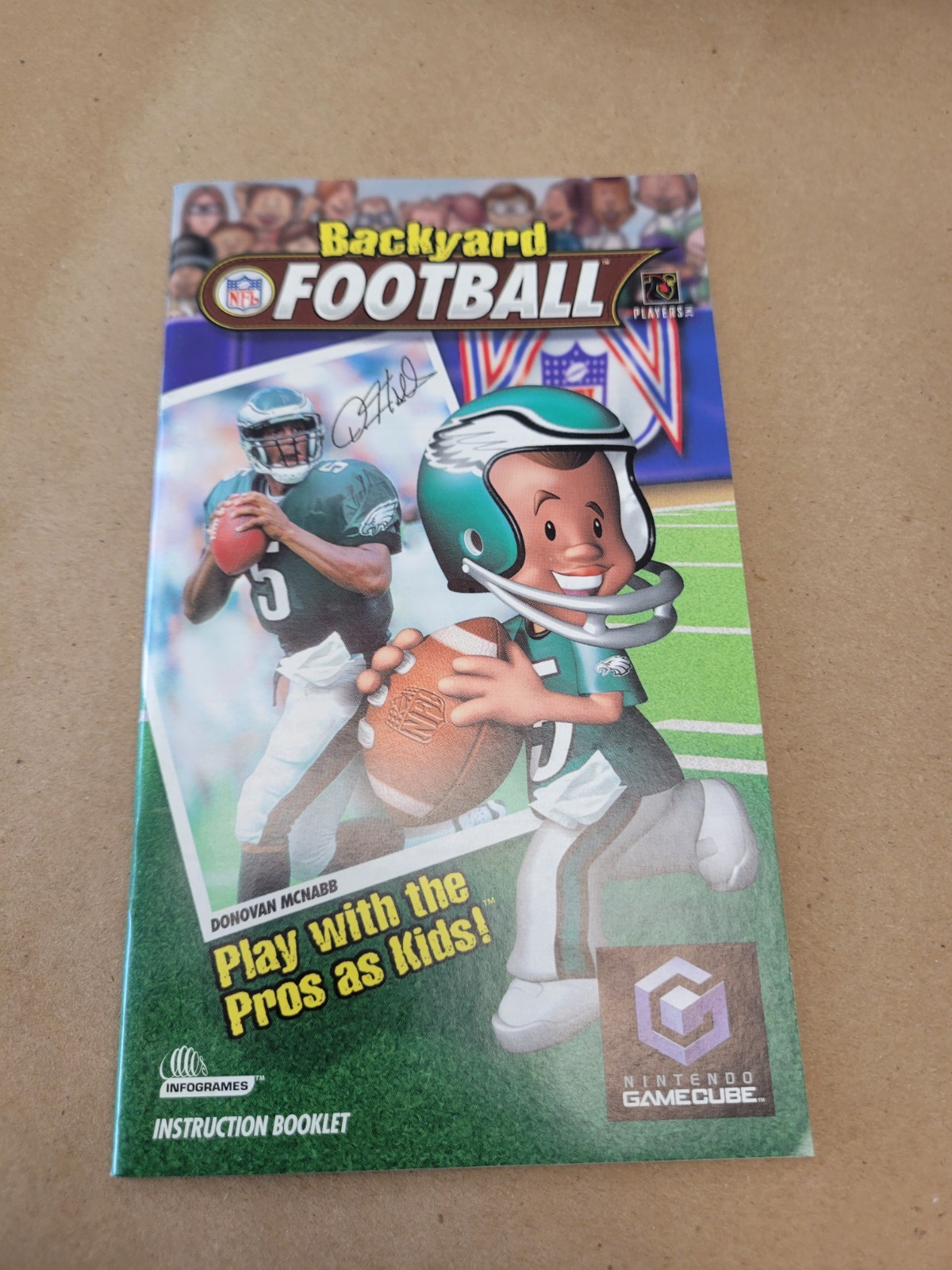 Backyard Football Nintendo Gamecube Instruction Manual Booklet ONLY