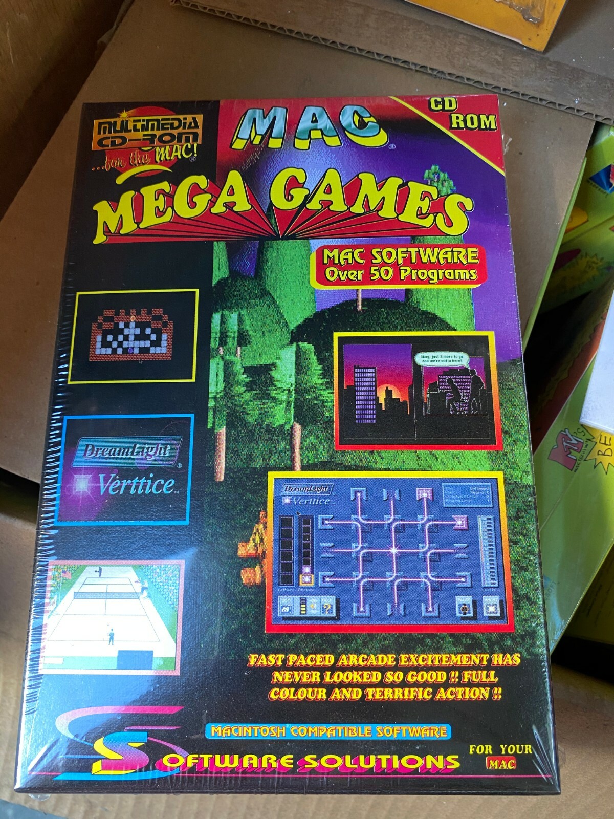 NEW BIG BOX LOT with Wolfenstein Oxyd Prince of Persia Marathon + More Mac Games