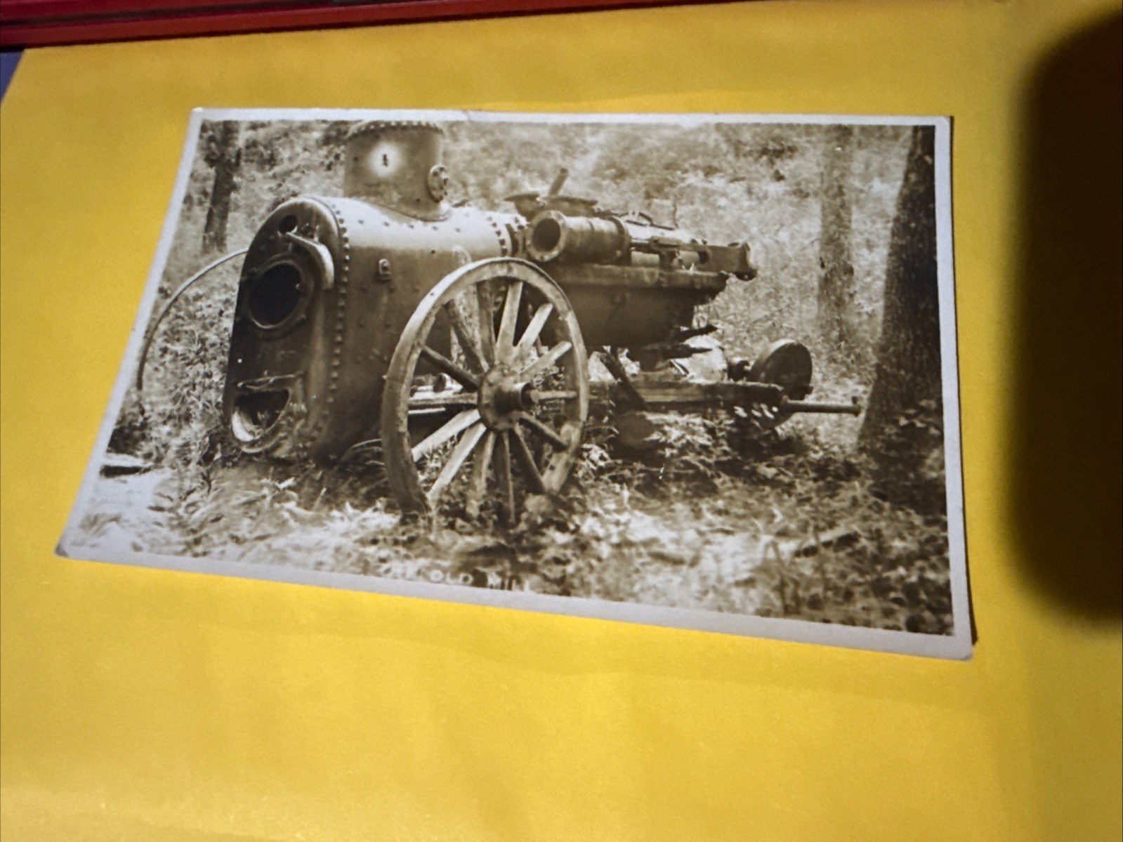 RPPC Old Mill Machinery Postcard