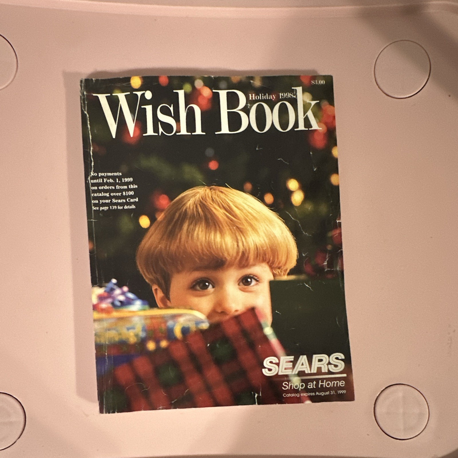 1998 Sears Holiday Wish Book Christmas Catalog Toys Barbie NASCAR Vintage