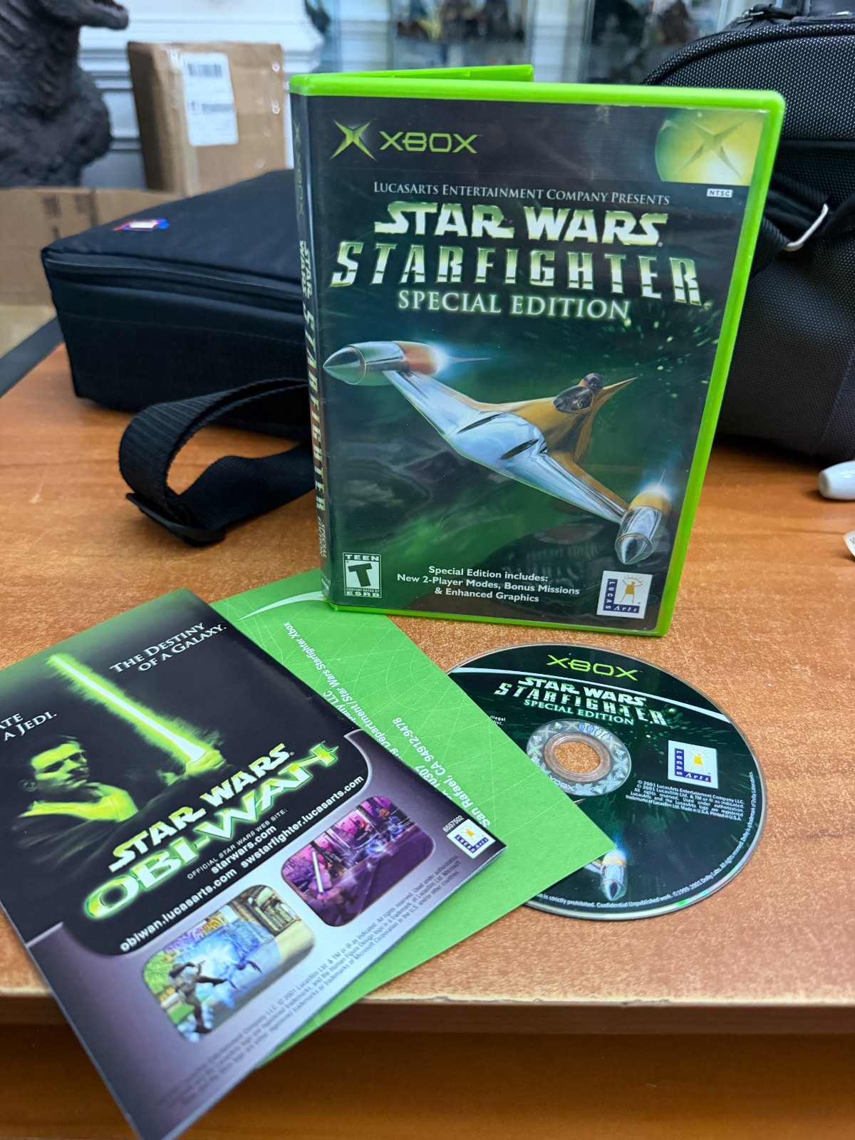 Star Wars Starfighter Special Edition Xbox Game CIB Original