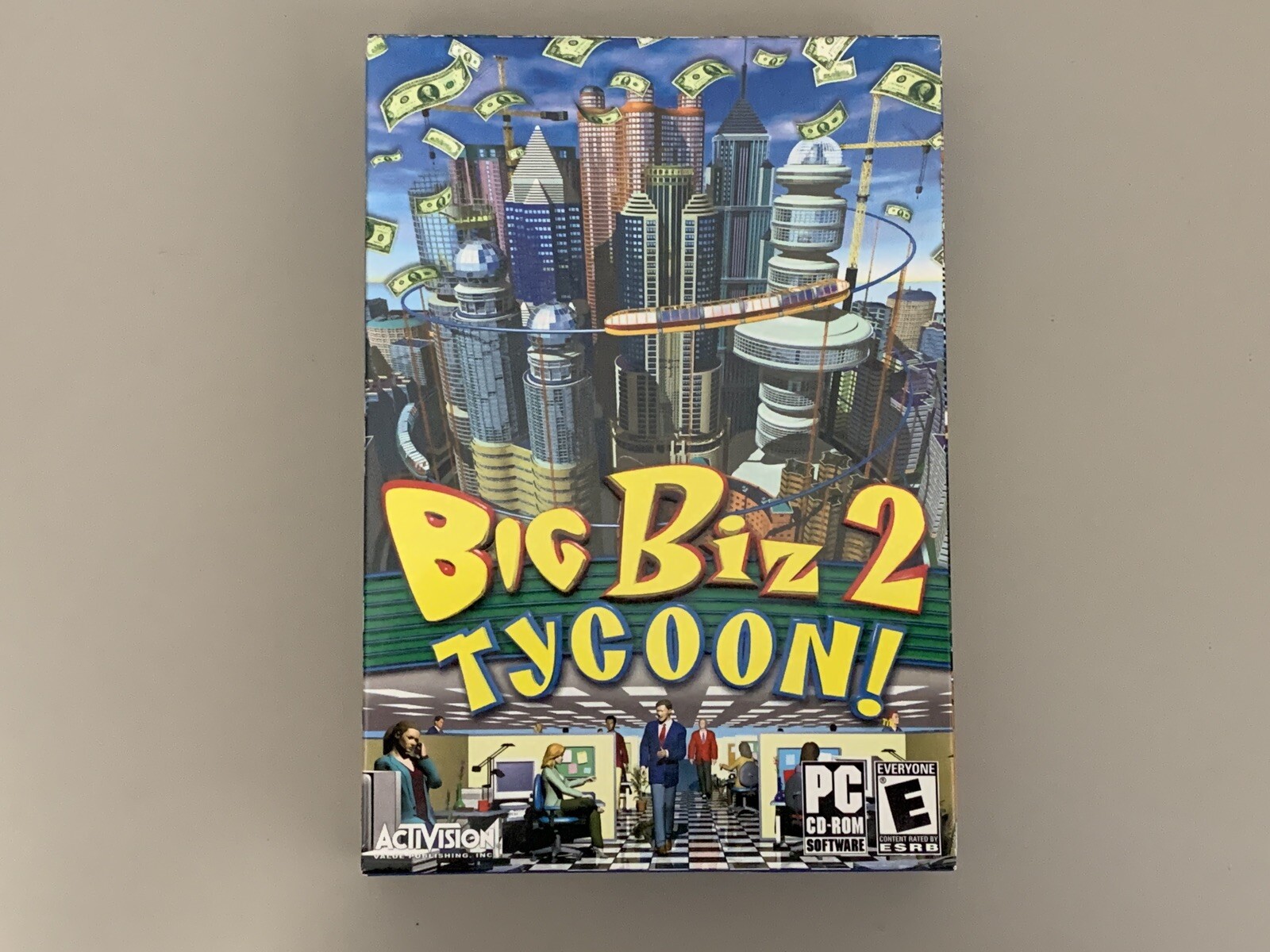 Big Biz 2 Tycoon Activision Pc Small Box 4 Head Studio 2003 Windows 