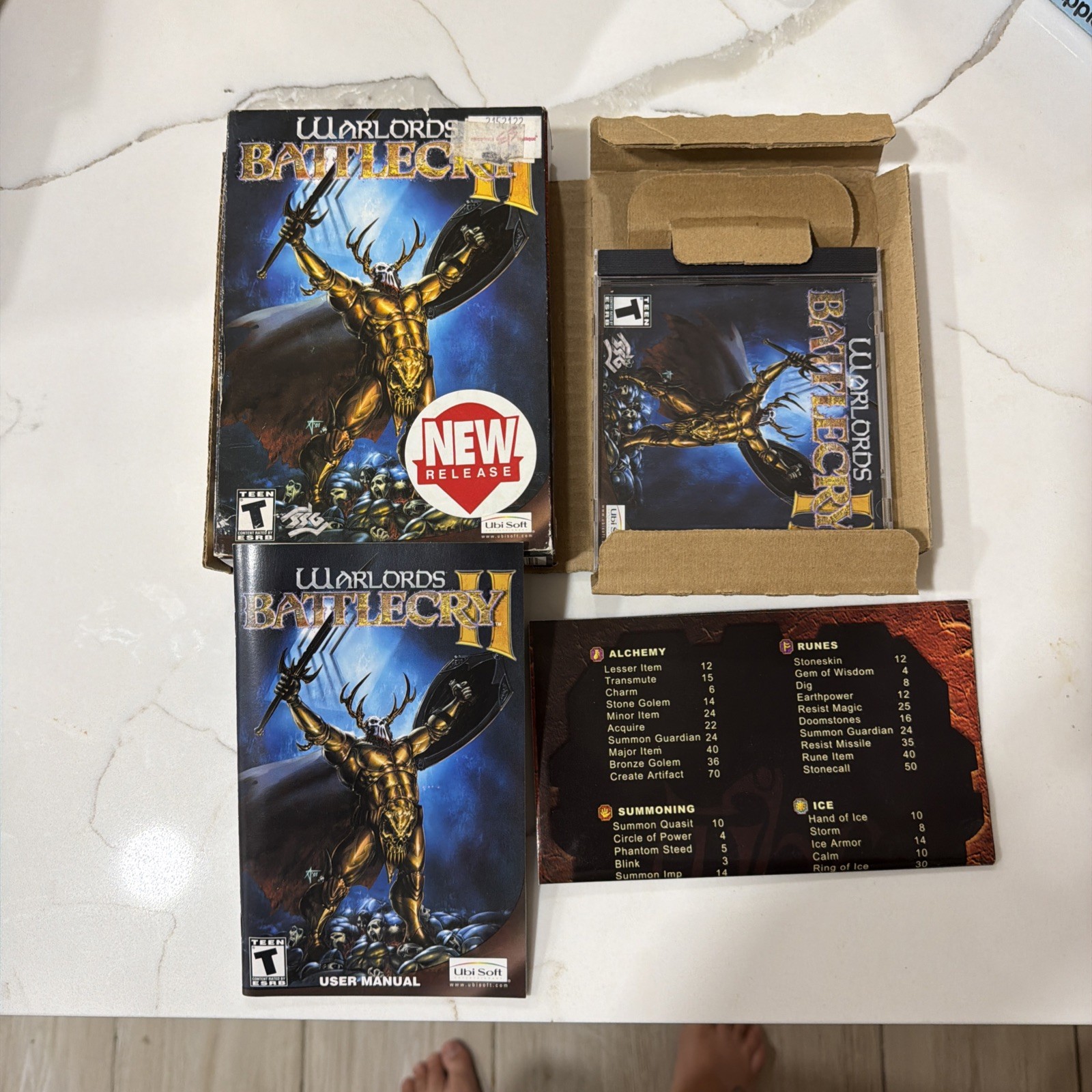 Warlords Battlecry II 2002 Windows PC Ubi Soft CIB Complete In Box
