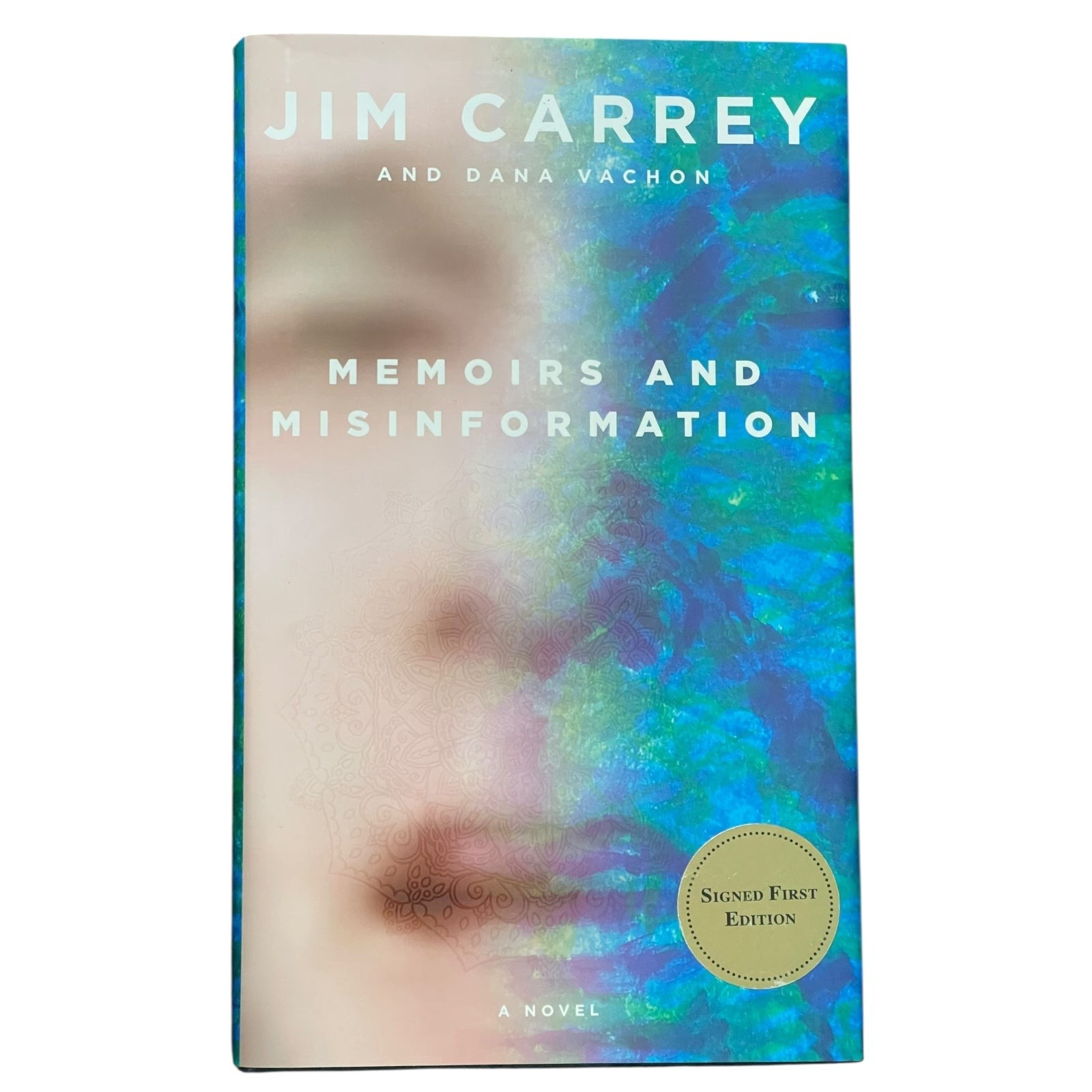 Jim Carrey Autographed Book Memoirs and Misinformation with Dana Vochon - Signed