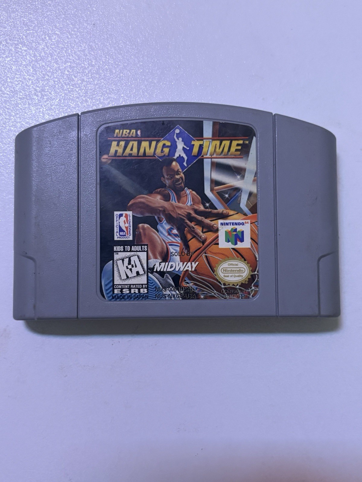 NBA Hangtime N64 (Nintendo 64, 1996) Cartridge Only