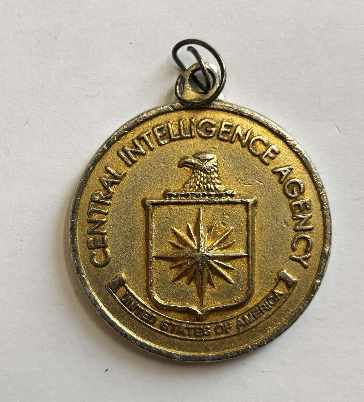 RARE CIA U-2 Dragon Lady Metal Keyring Keychain