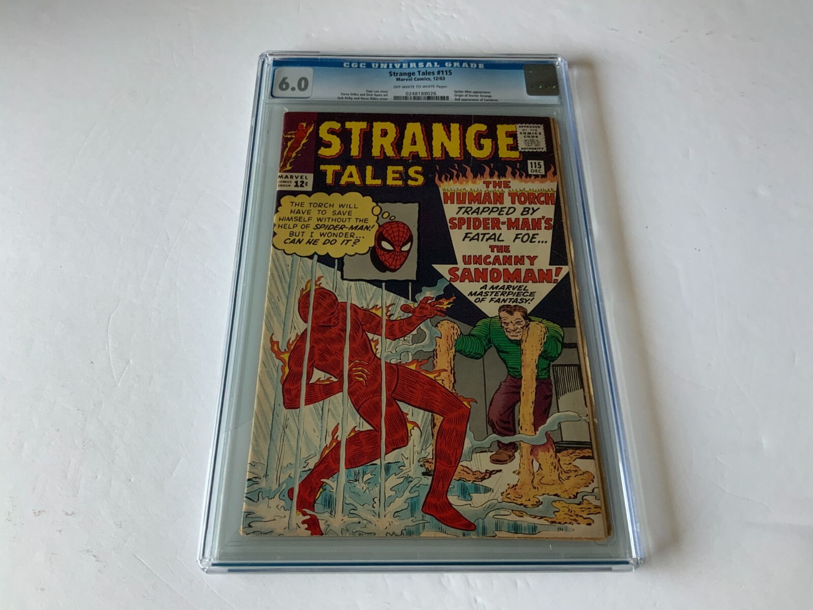 STRANGE TALES 115 CGC 6.0 ORIGIN DOCTOR STRANGE 2ND SANDMAN MARVEL COMICS 1963
