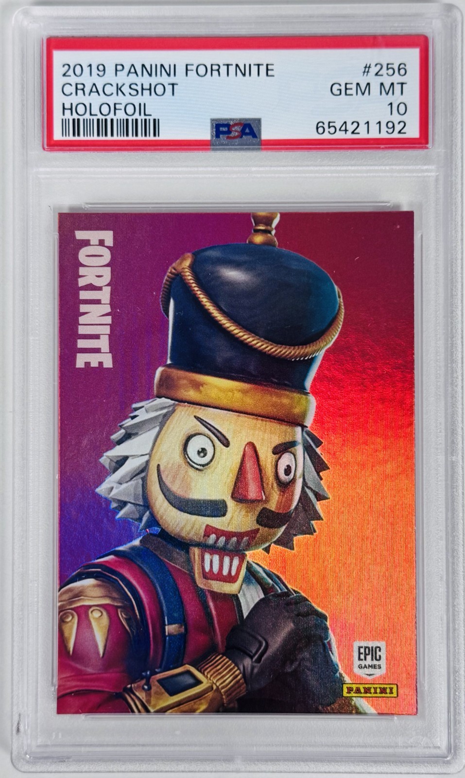 2019 Panini Fortnite Crackshot Holofoil PSA 10 USA