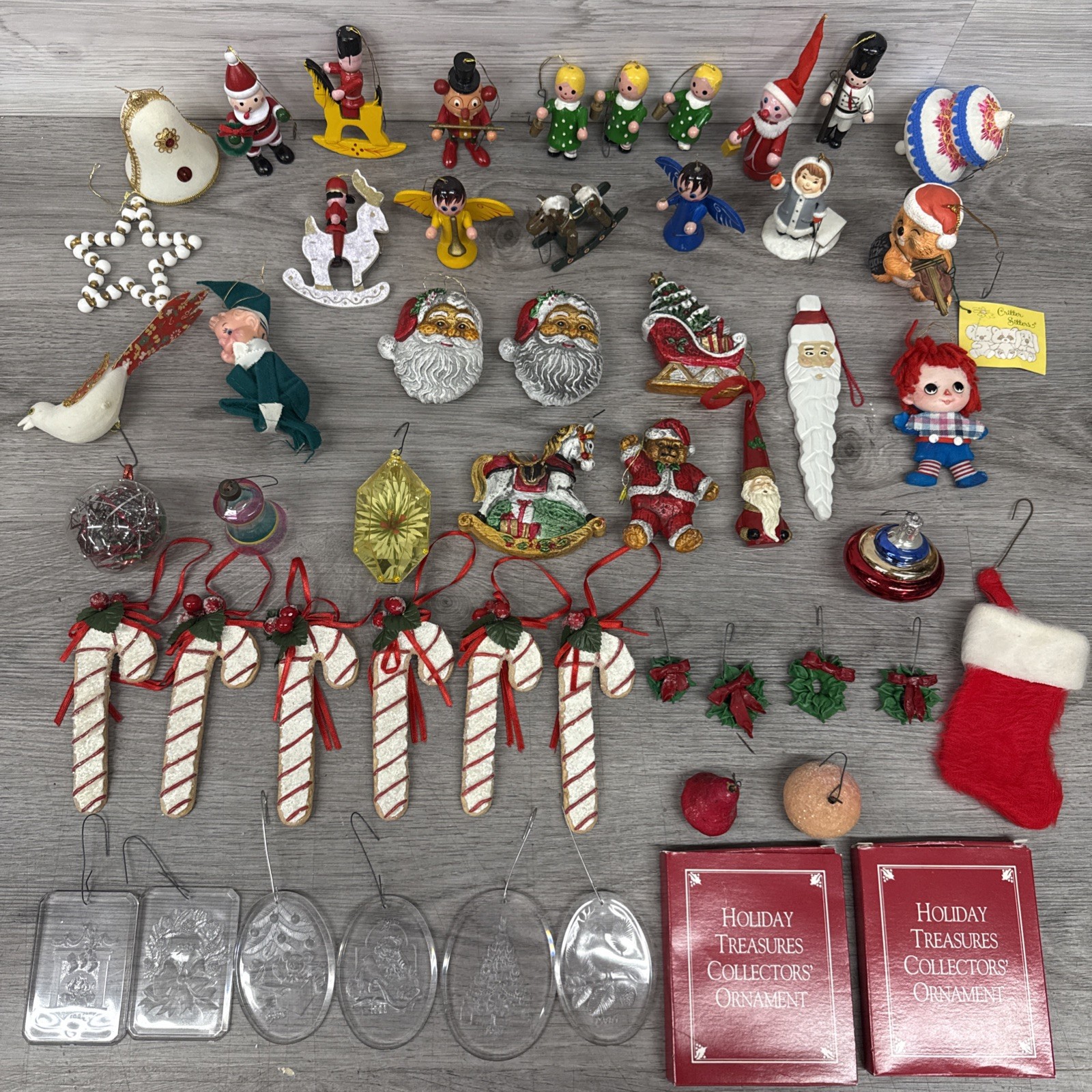 Vintage Lot Of 52 Christmas Tree Ornaments