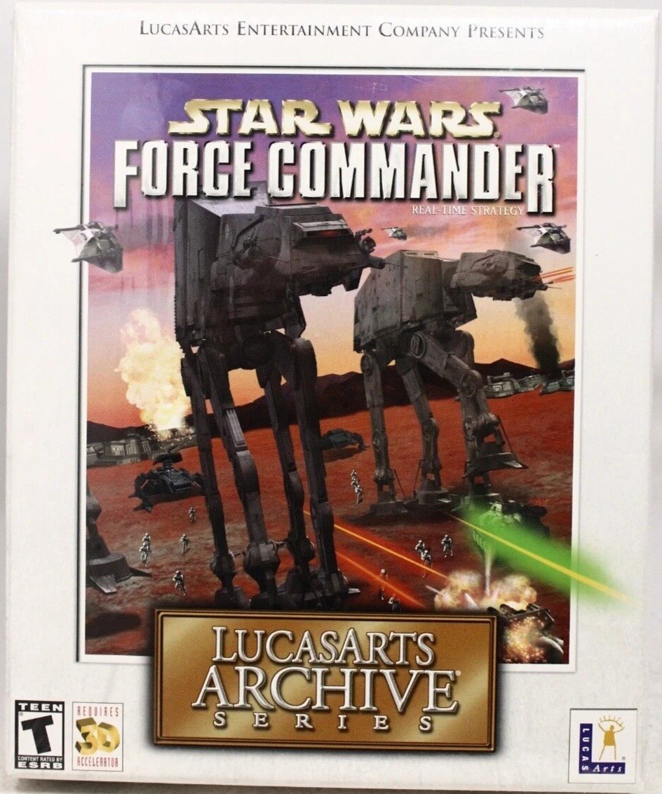 Star Wars: Force Commander ( LucasArts Archive Series) - For PC - NEW Sealed BOX