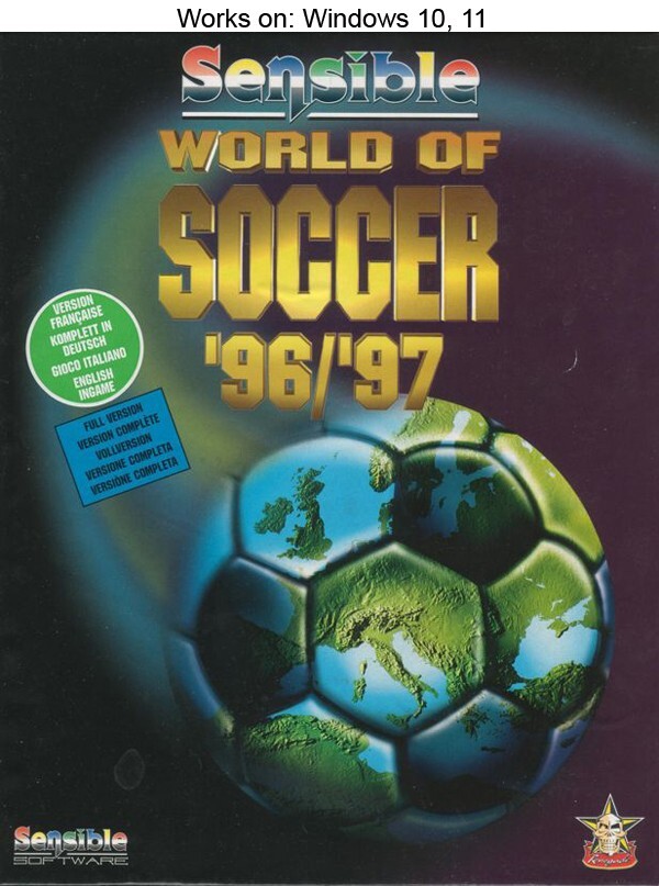 Sensible World of Soccer 96/97 PC Game Windows 10 11