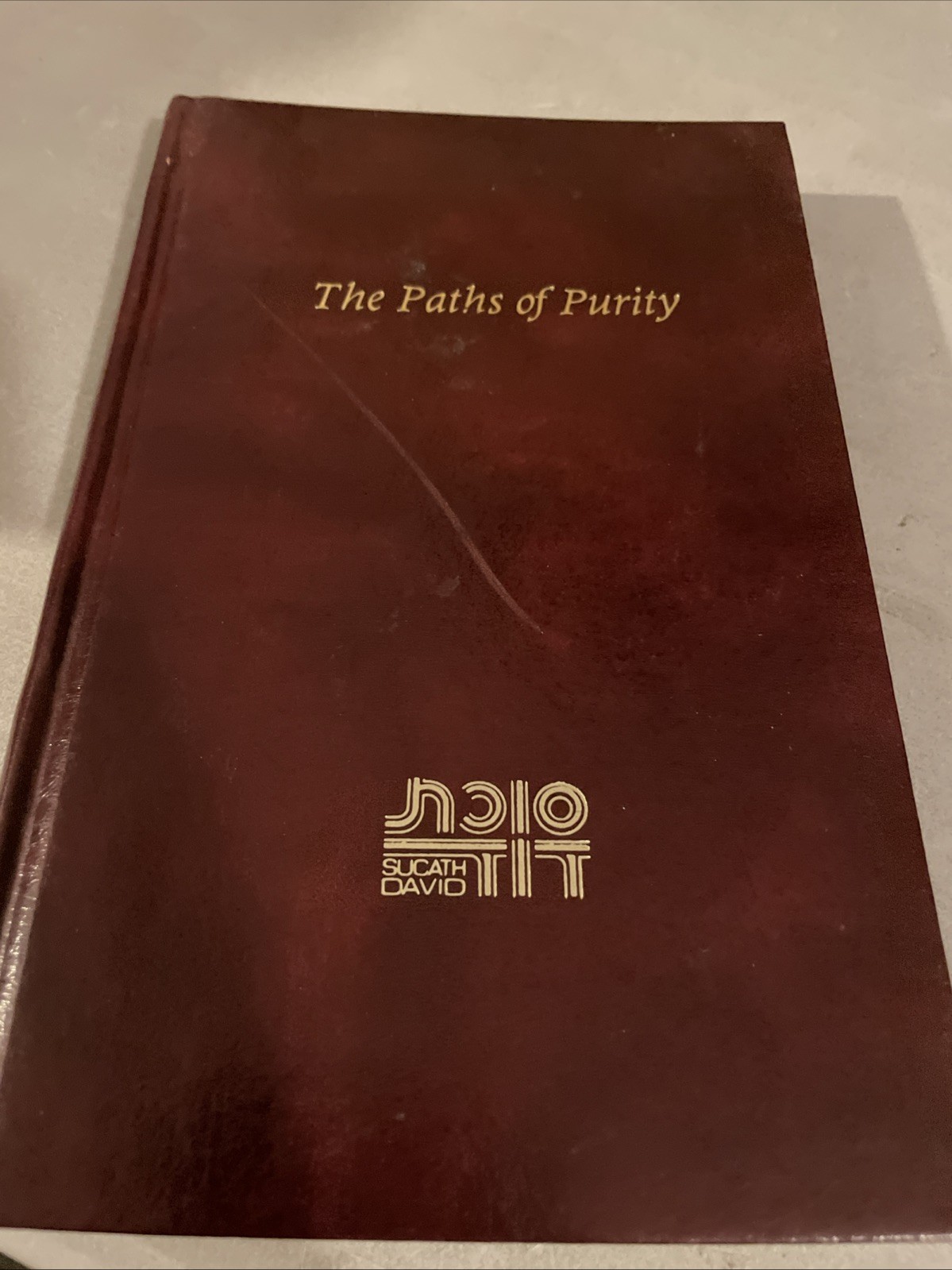 New The Path Of Purity By Harav Mordechai Eliyahu. Jewish Book/Sefer.