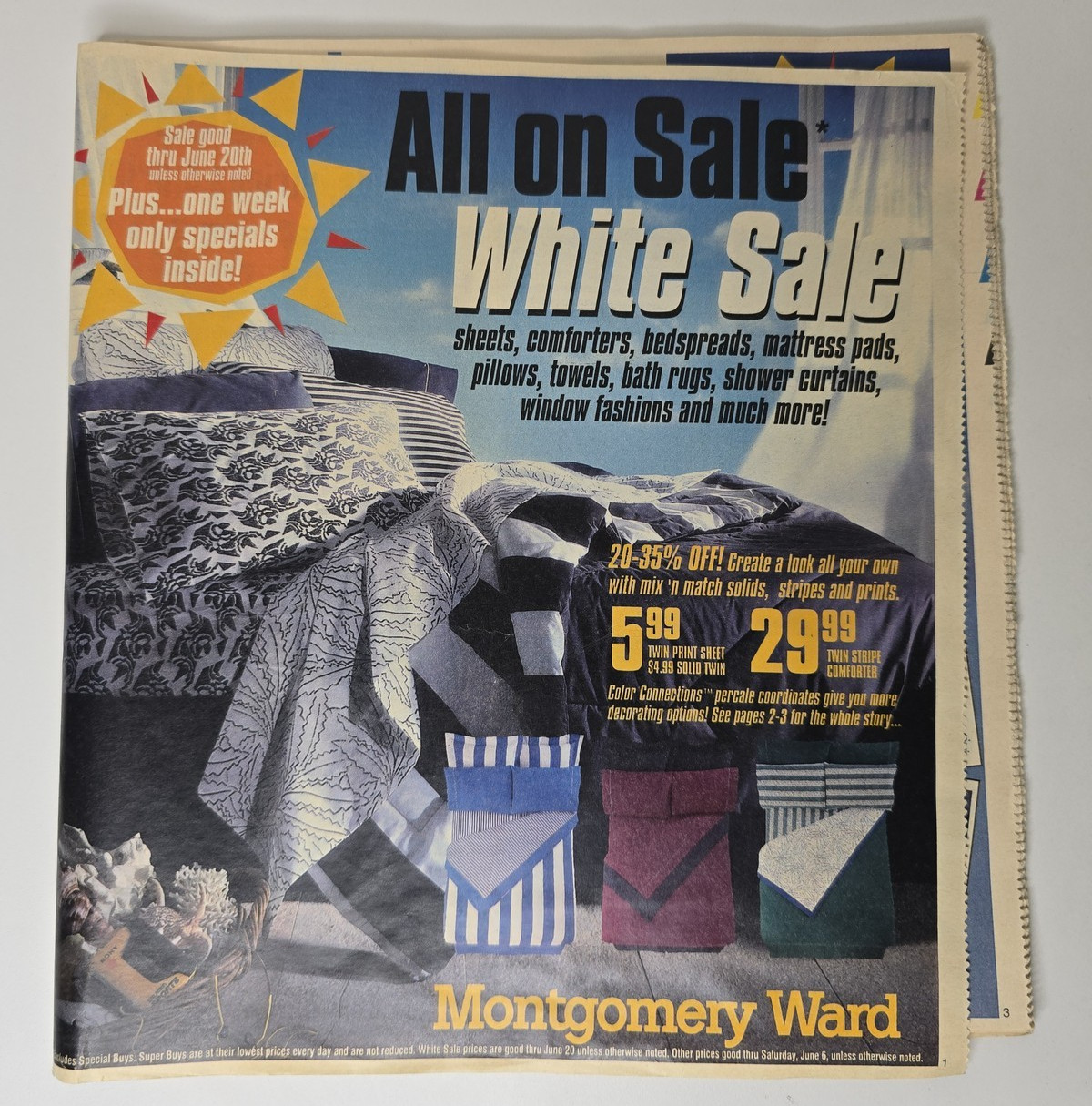 1992 Montgomery Ward White Sale Catalog Computers Electronics Home 64 Pages