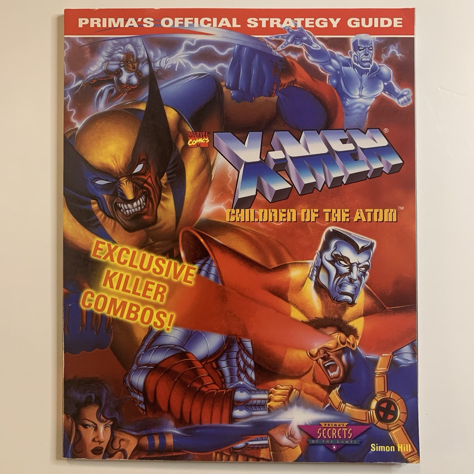 X-Men Children of the Atom Prima’s Official Strategy Guide 1995 HTF Clean Marvel