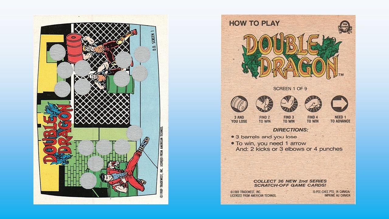 Nintendo Game Pack Series 2 Cards - You Pick - 1989 O-PEE-CHEE (OPC) / Topps