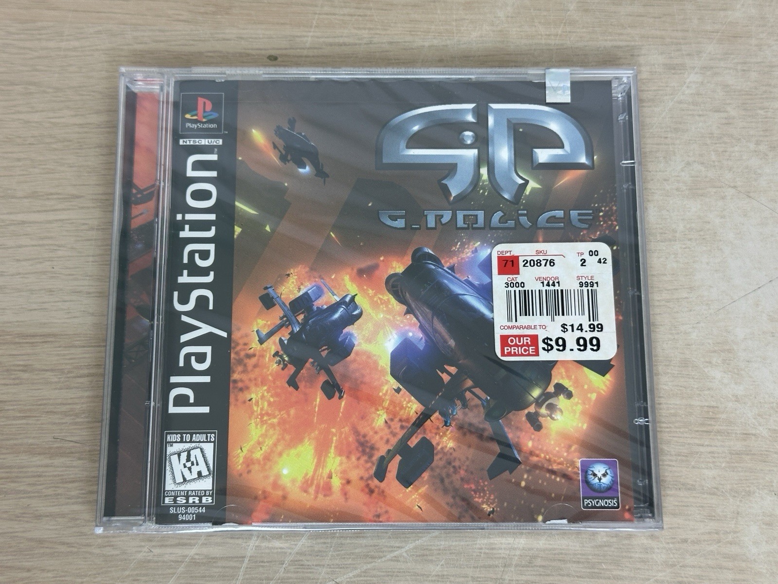 G-Police - Playstation 1 PS1  - NEW SEALED 2-Disc USA Retail Release w/ Hangtab