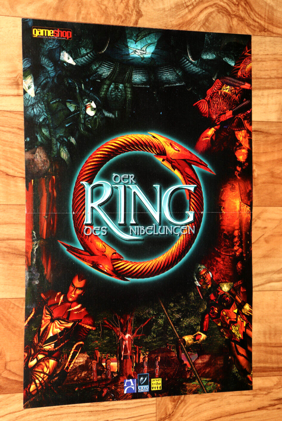 Ring The Legend of the Nibelungen PC Windows  Vintage Very Rare Poster 41x28cm